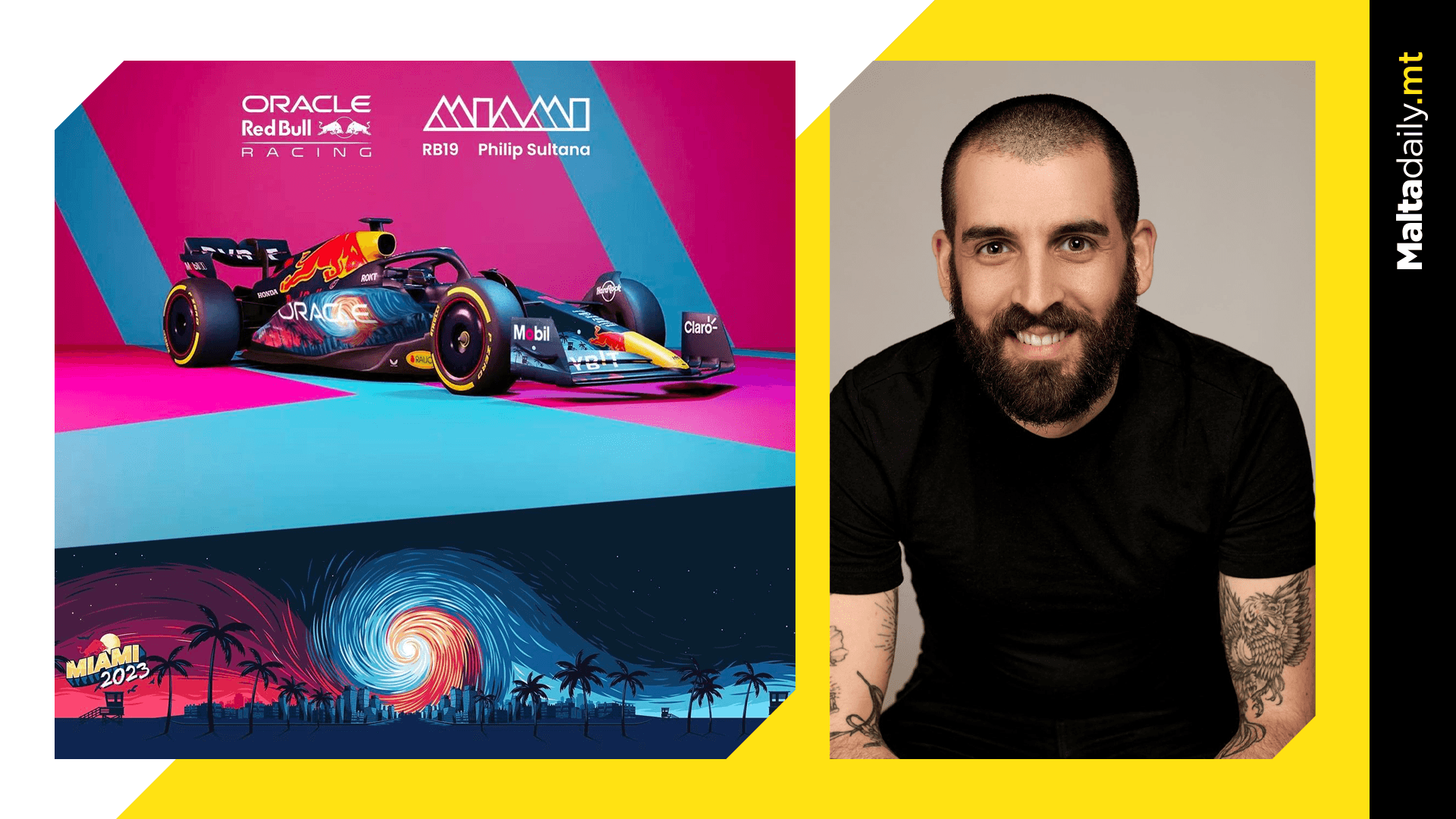 Maltese designed Red Bull livery makes it to Miami Race Weekend