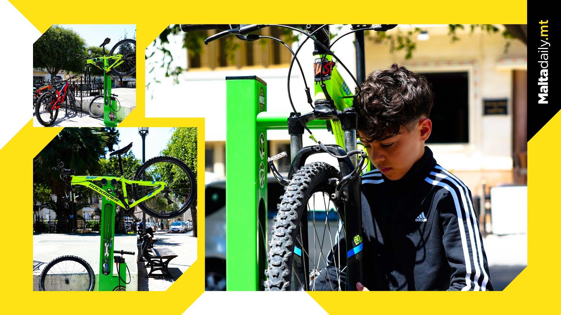 First bicycle repair kit unveiled in Ħaż Żebbuġ