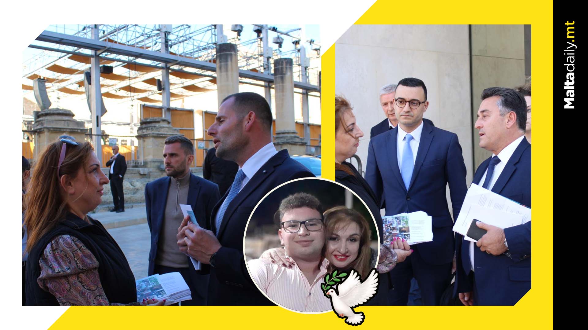 Jean Paul Sofia’s mother urges MPs for public inquiry outside parliament