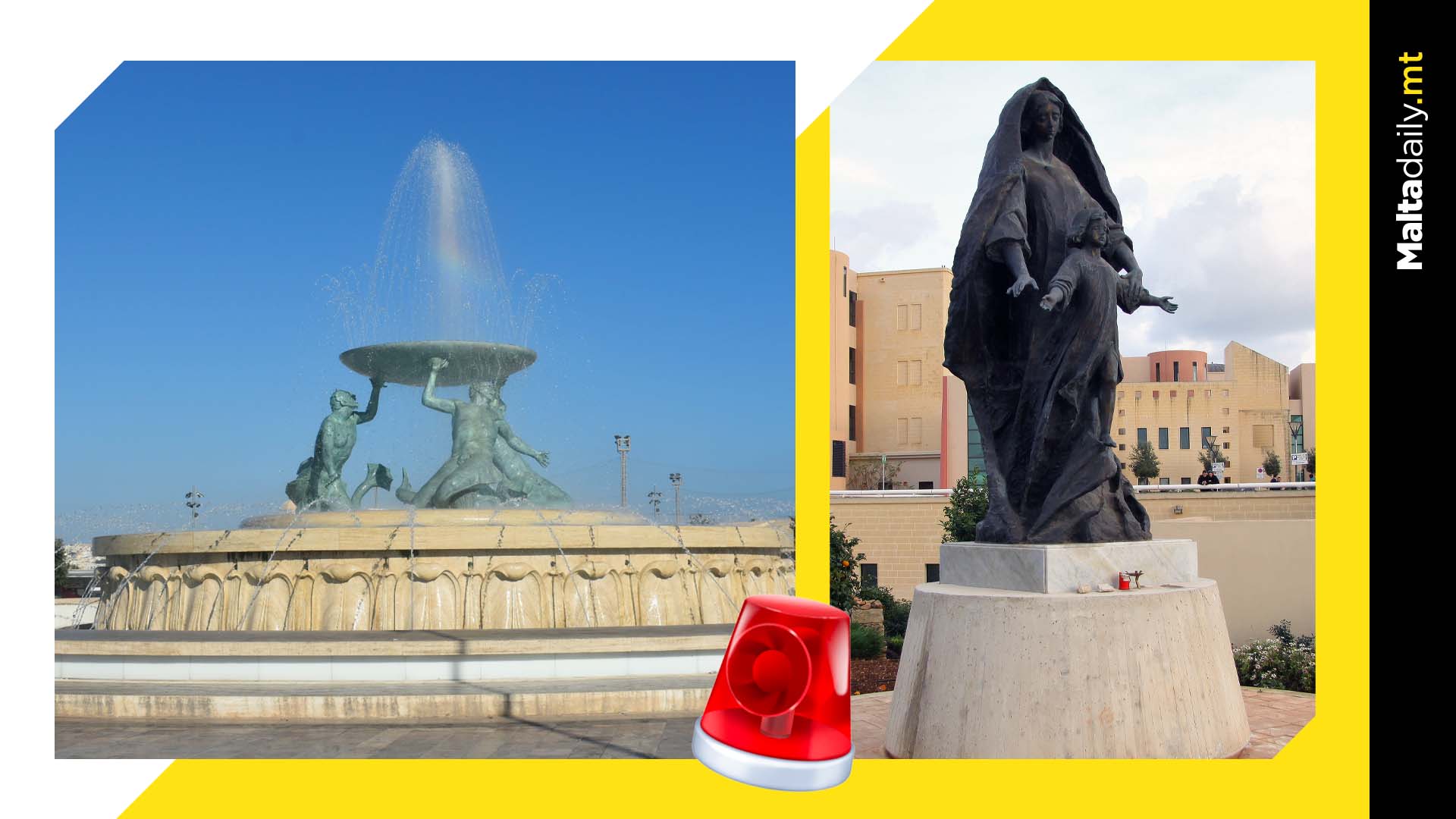 Man attacked with sharp object near Triton Fountain