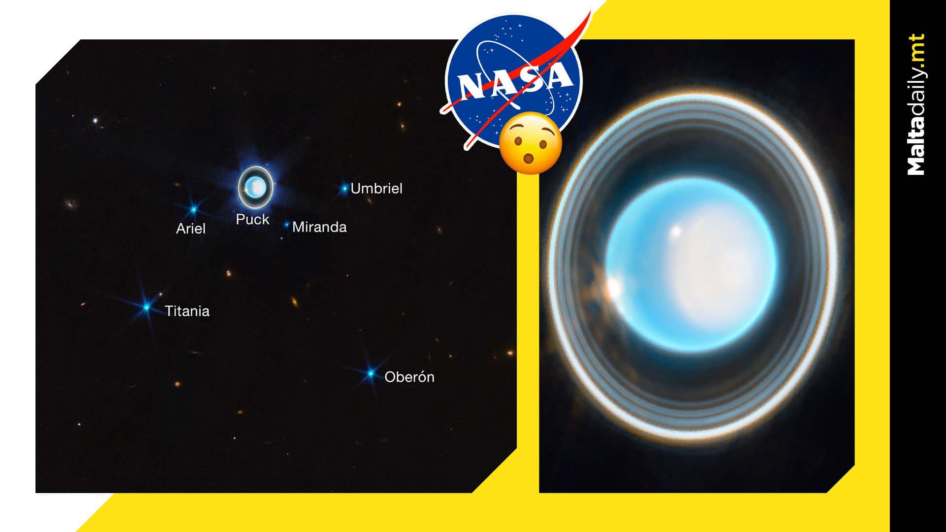 Stunning image of Uranus captured by NASA’s James Webb Telescope