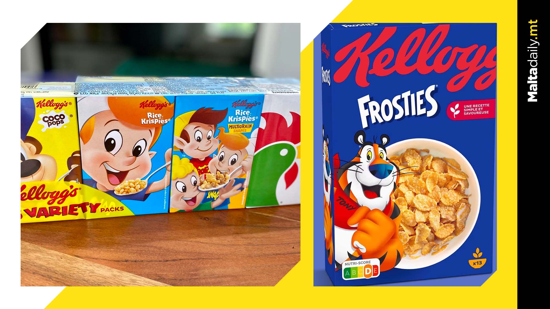 Frosties removed from Kellogg’s cereal variety packs