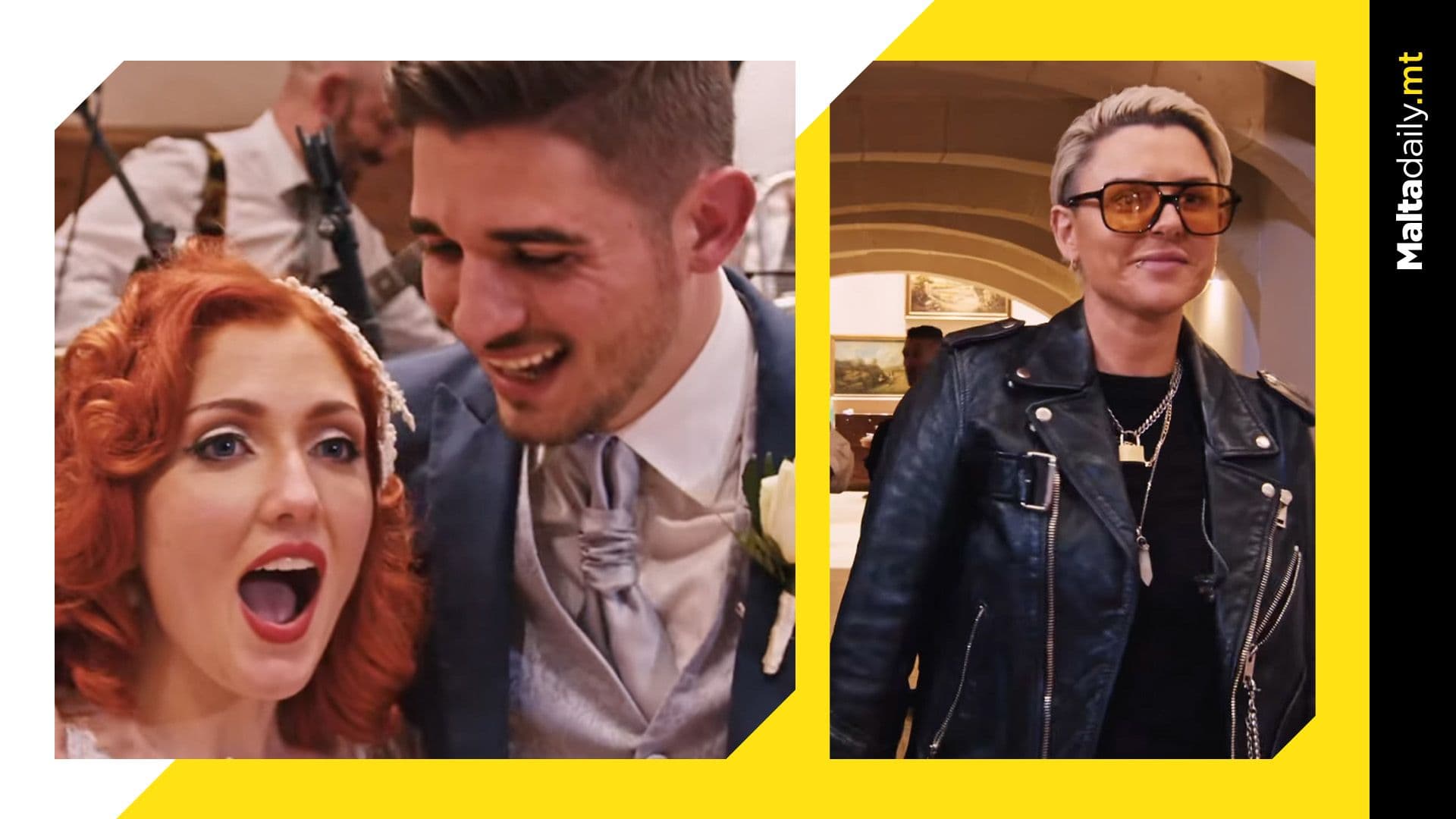 Maltese couple surprised by Top 100 DJ Christina Novelli during their wedding