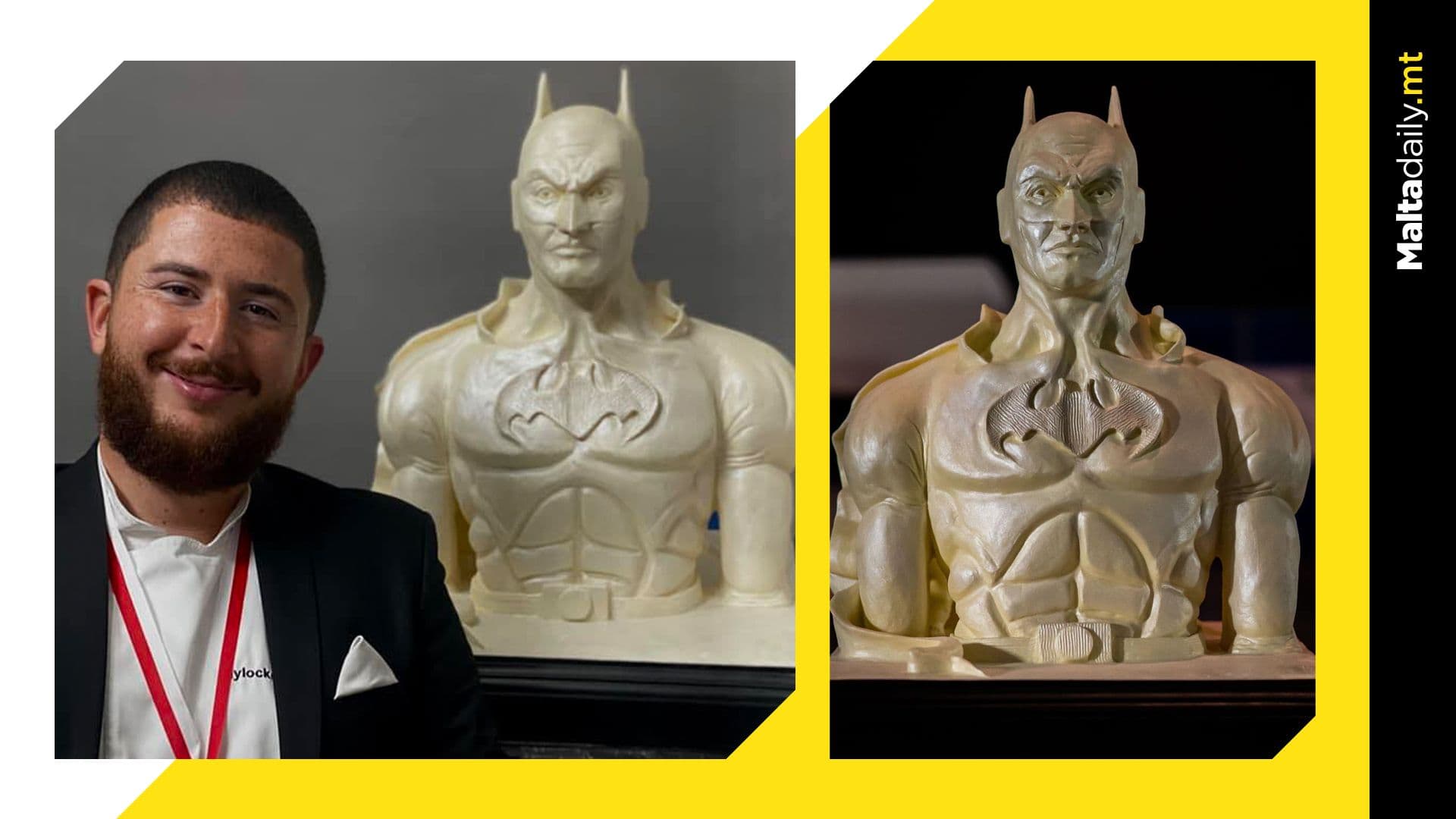 Kaylocke Buhagiar’s Batman Showpiece: A Testimony to Creativity and Skill at Malta Kulinarja 2023