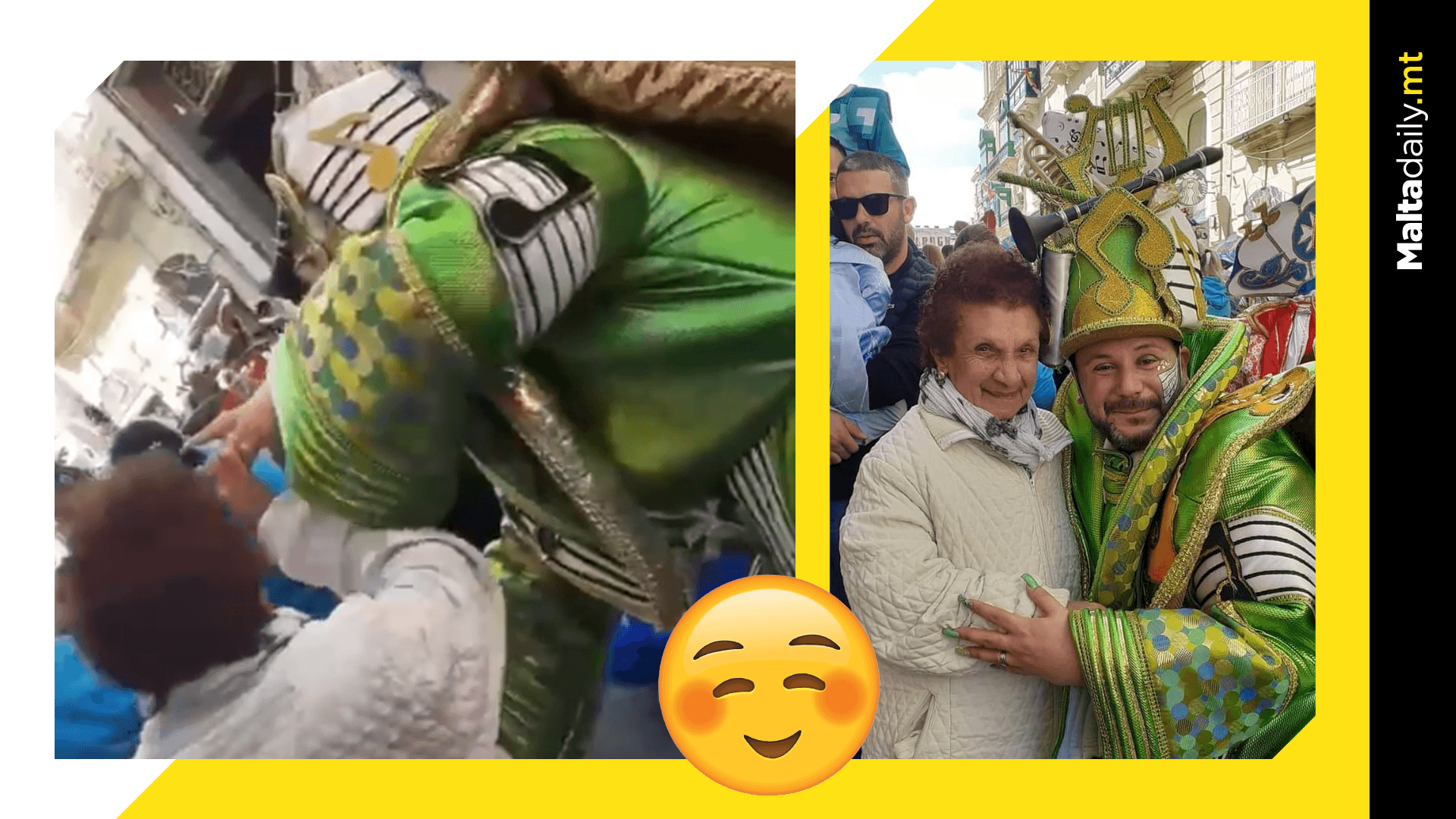 Maltese man goes viral for dancing with elderly woman in Valletta carnival