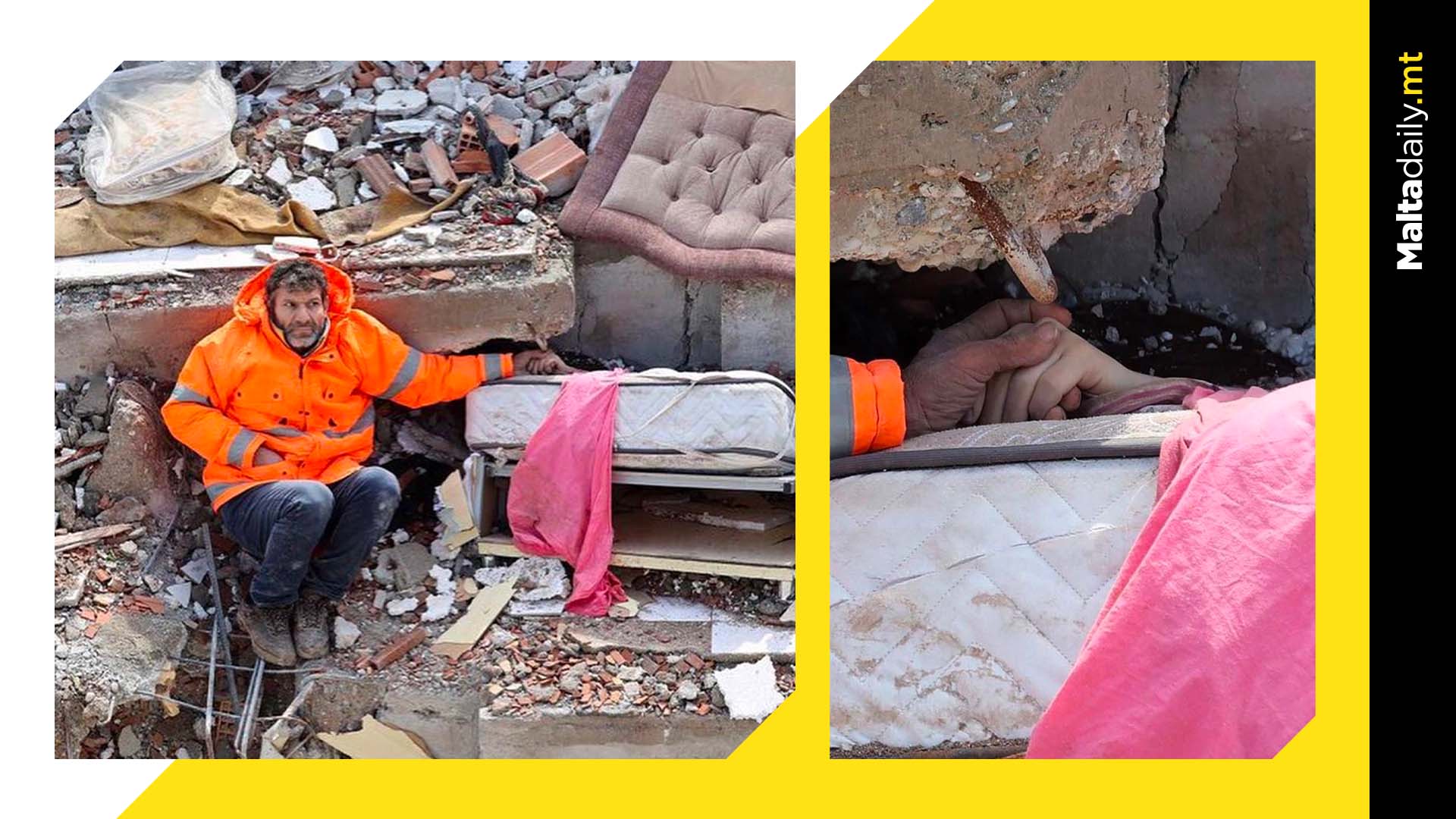 Photo of Turkish father holding hand of dead daughter goes viral