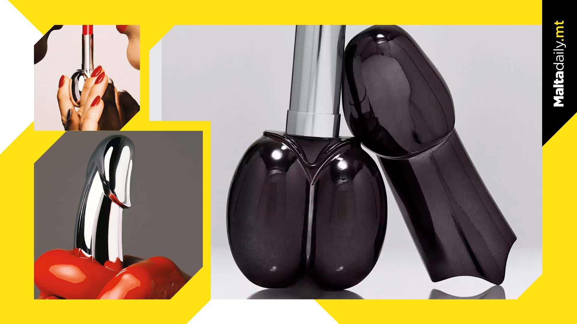 Isamaya Ffrench shows off her brand new penis shaped lipstick