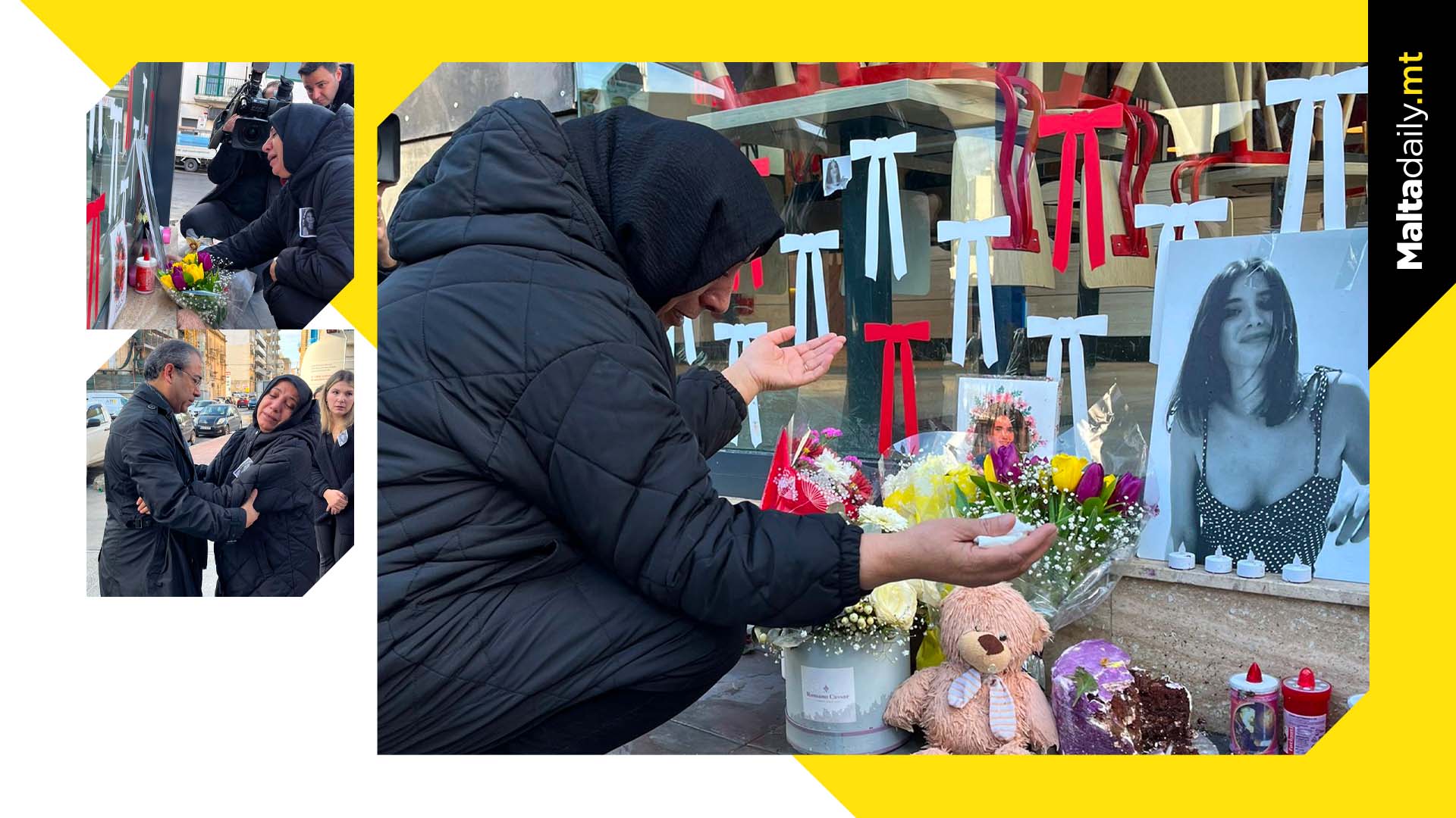 Pelin Kaya’s family and Turkish media visit site of incident