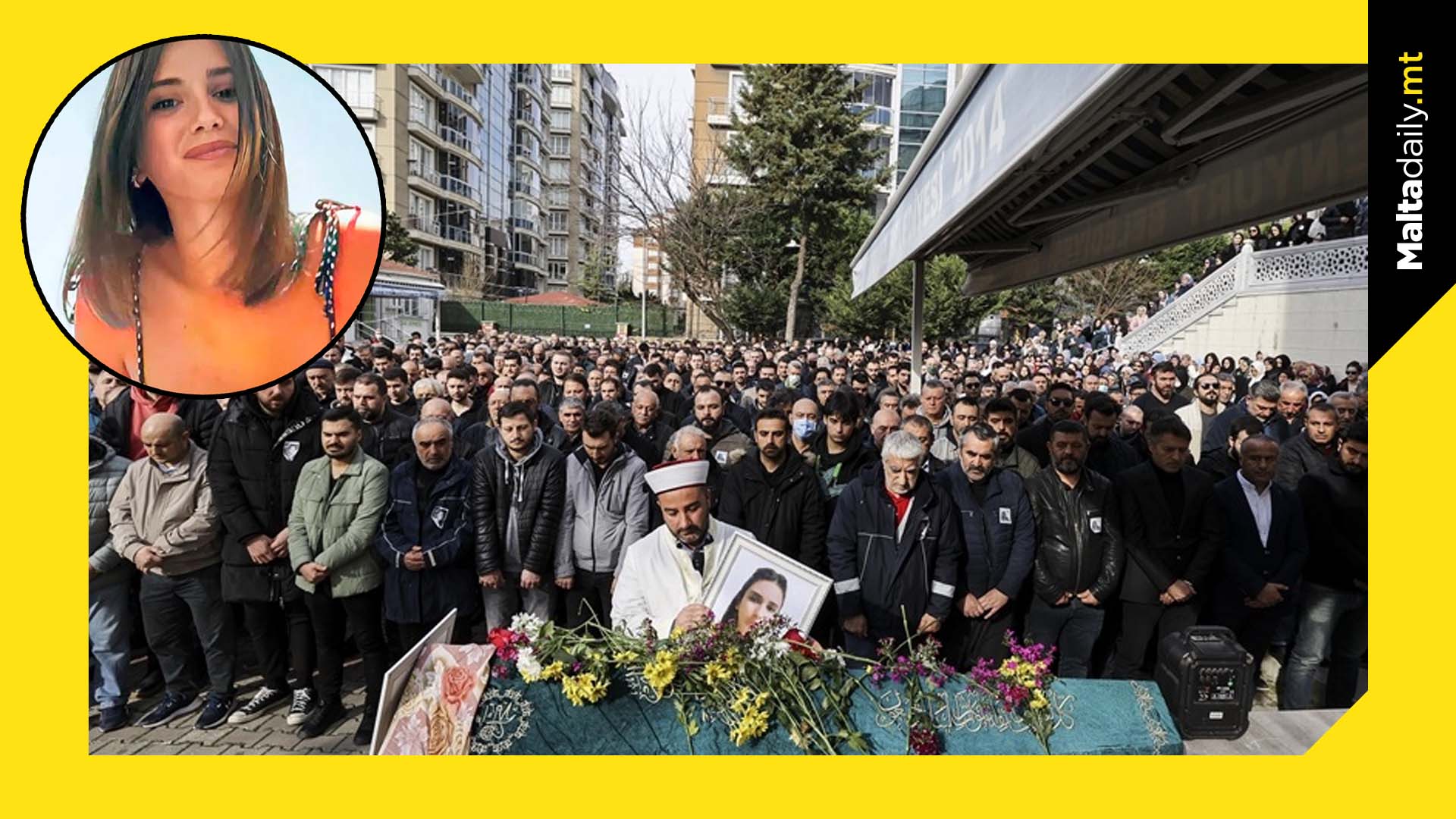 Tributes in Turkey for Pelin Kaya as she is laid to rest