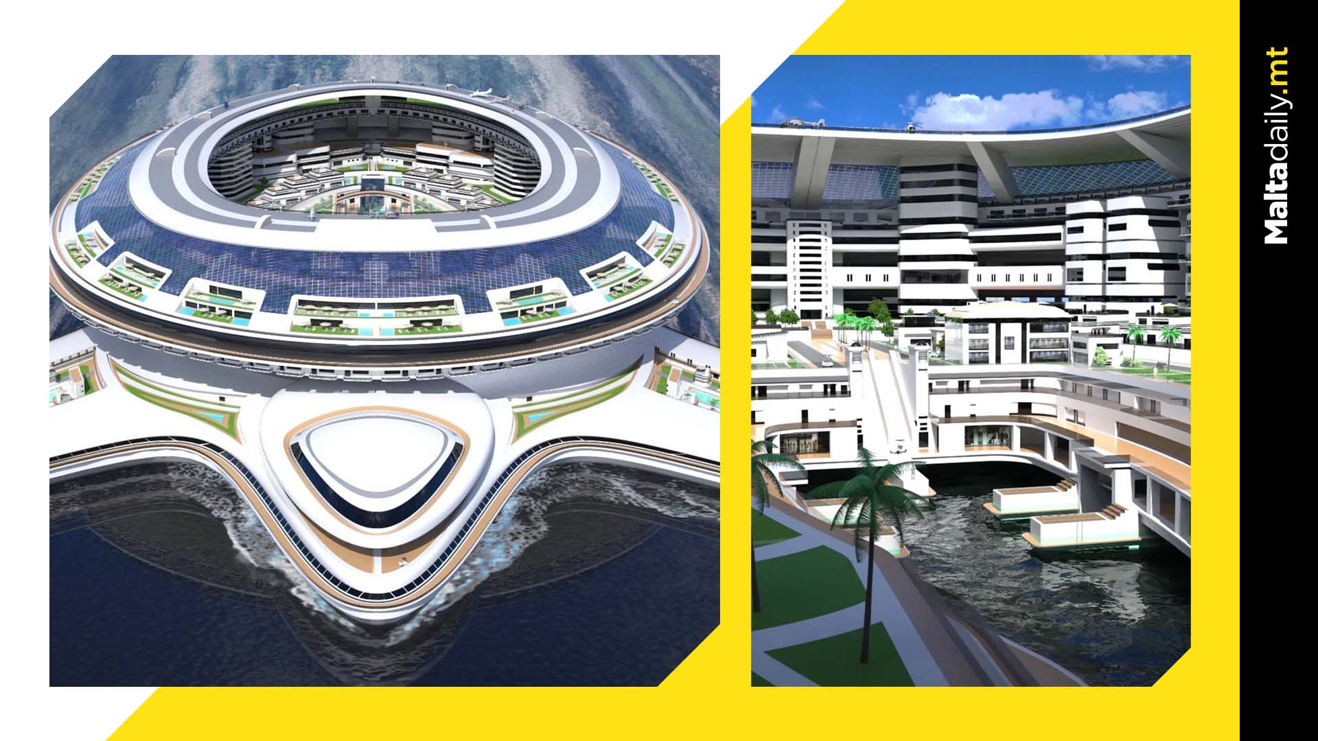 Designer plans to build this $8 billion turtle cruise ship