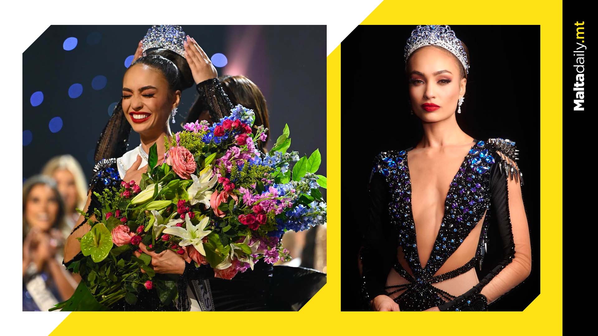 Miss USA R’Bonney Gabriel wins 71st edition of Miss Universe