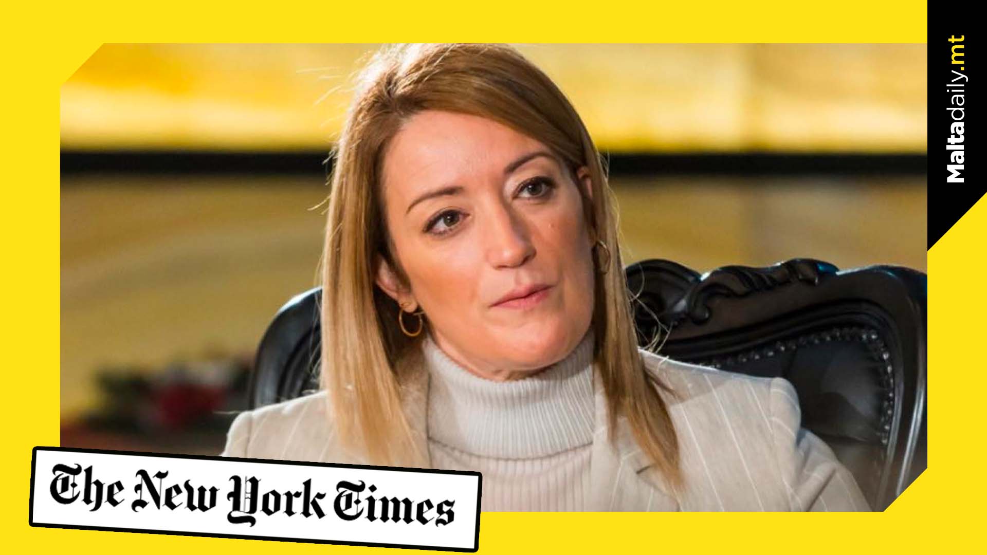 Roberta Metsola first EP President to oversee police raids on other MEPs