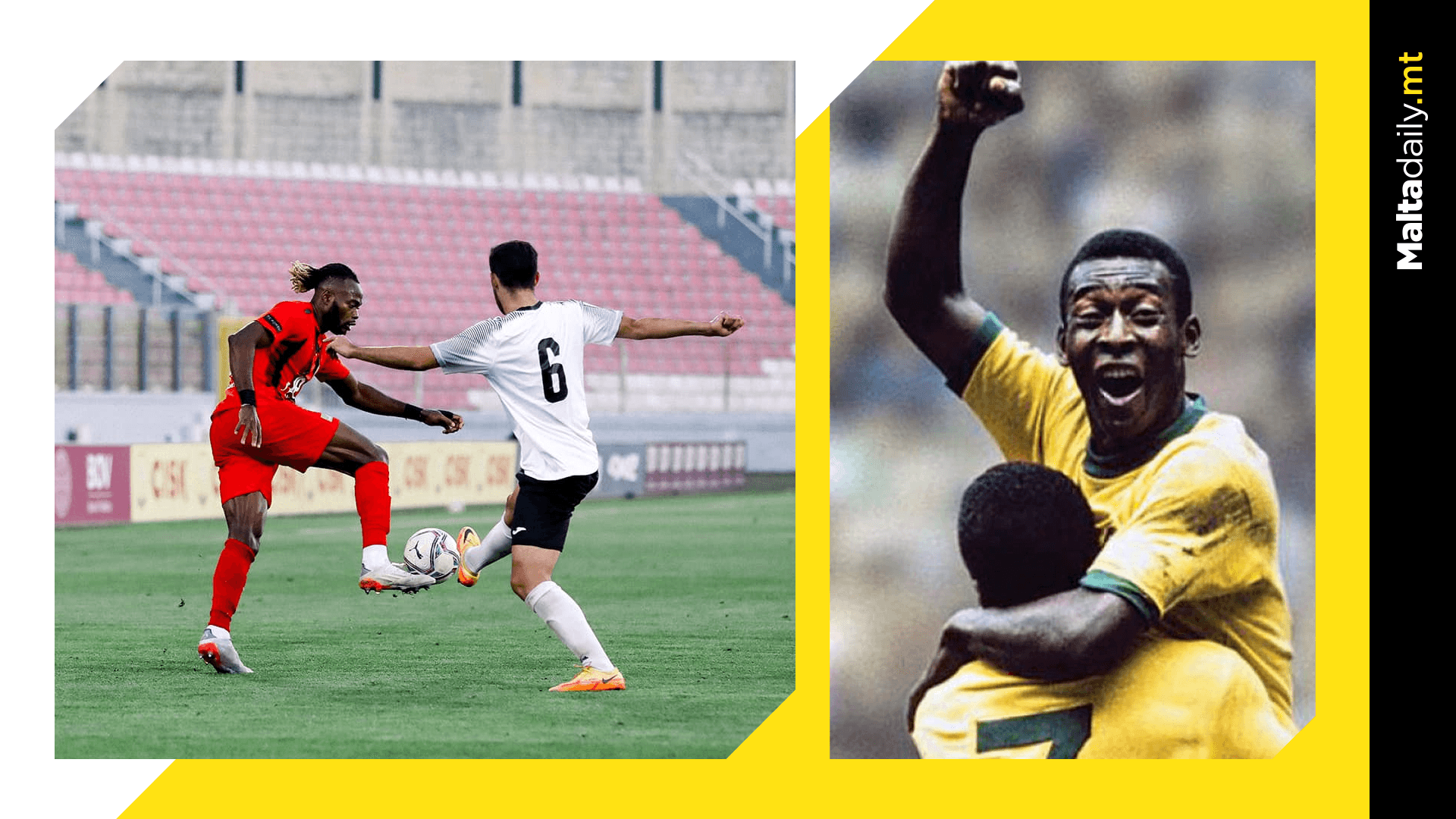 Spartans and Hibernians honour Pele with minute of silence