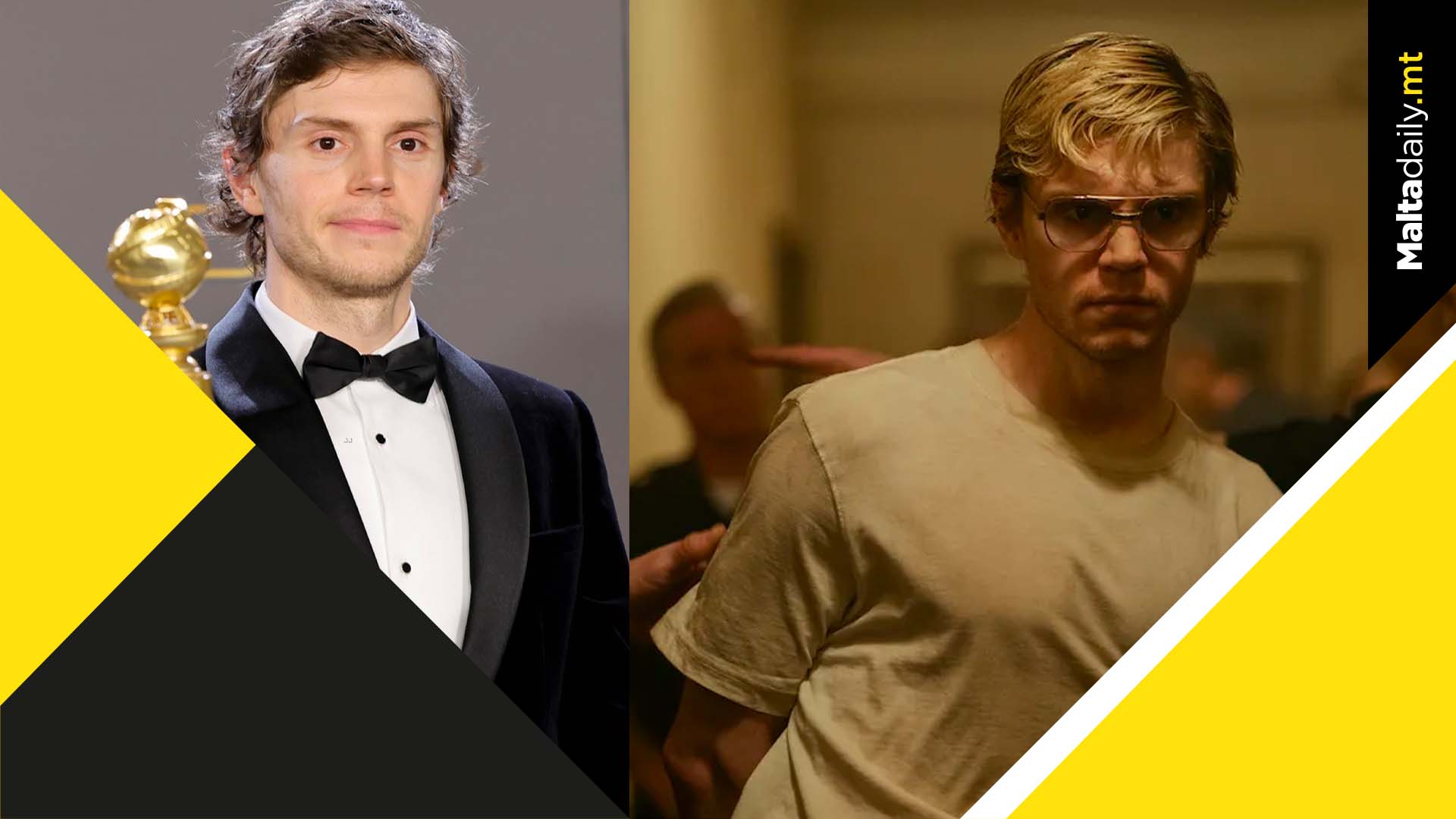 Evan Peters wins Golden Globe for Jeffrey Dahmer performance