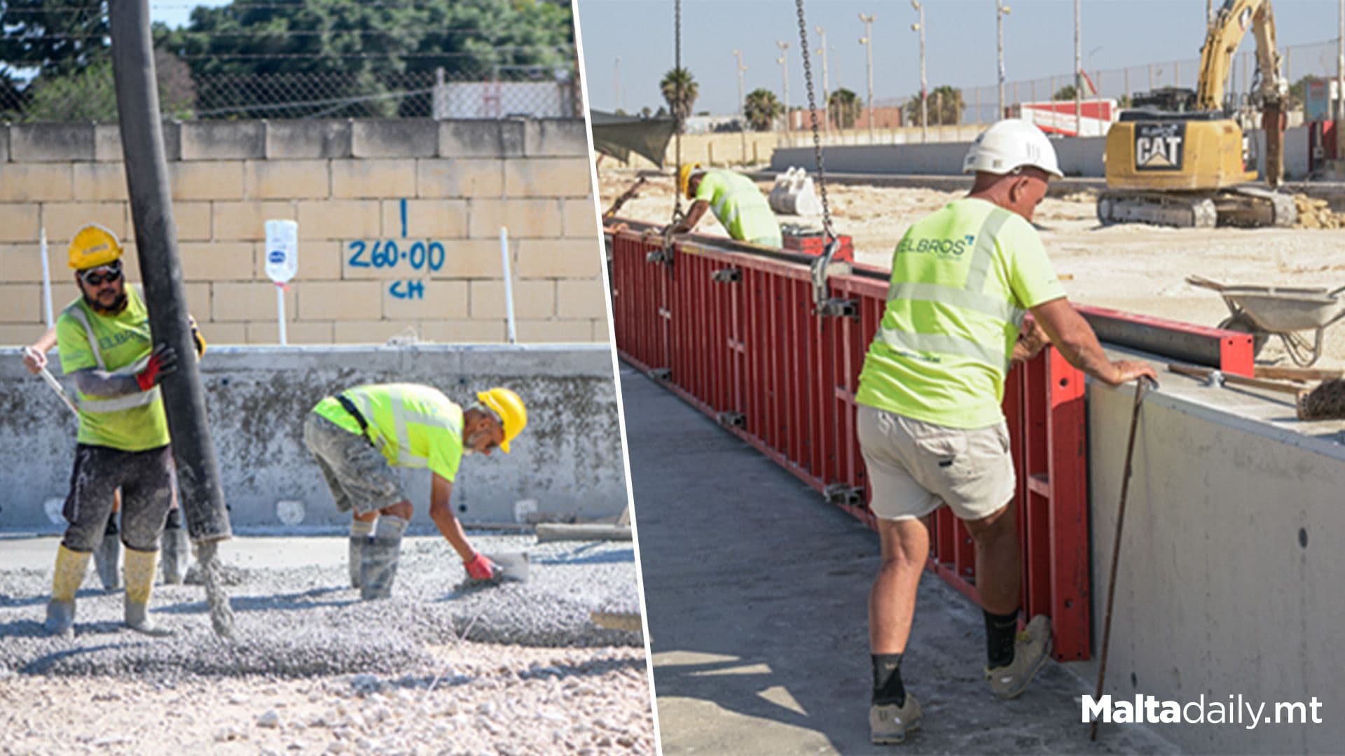 Progress On The Works At The Quarter Mile Complex In Ħal Far