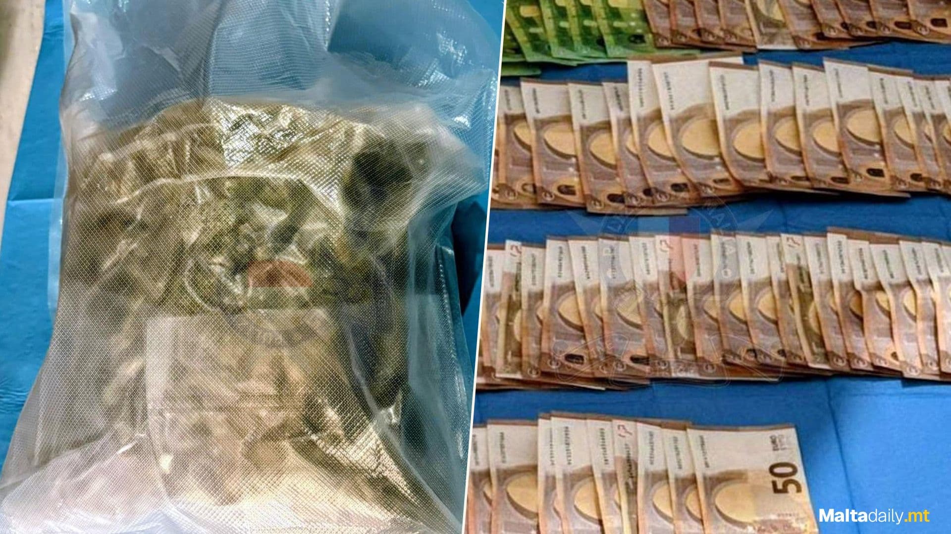 €15K Worth Of Cannabis Found During Qawra Shop Raid & Arrest