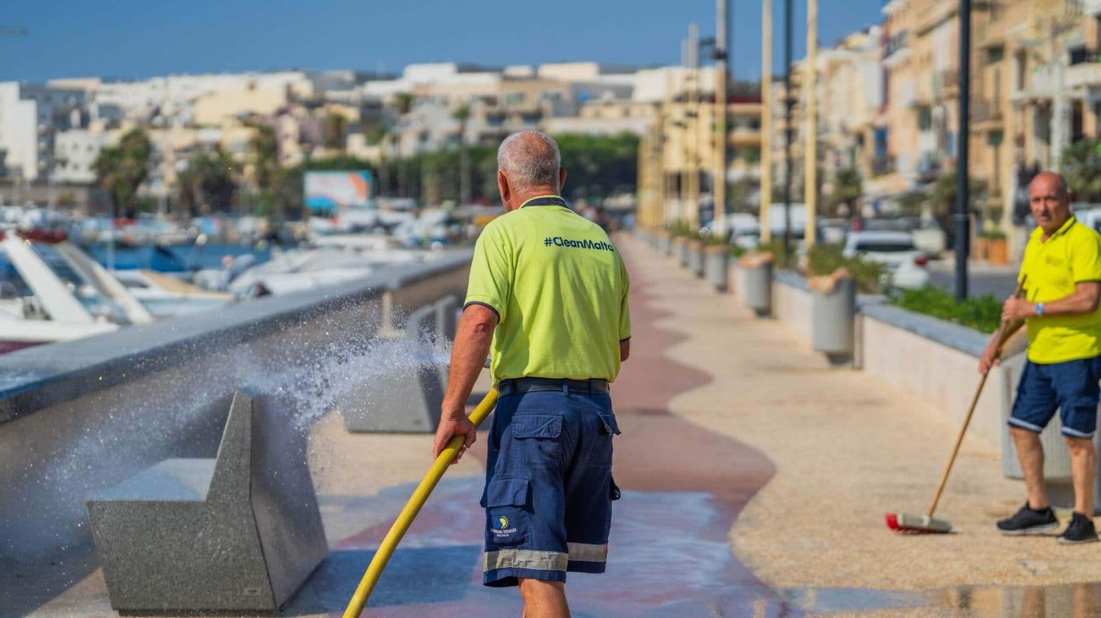 CLEANING OPERATIONS INTENSIFIED ACROSS MALTA DURING TOURIST SEASON