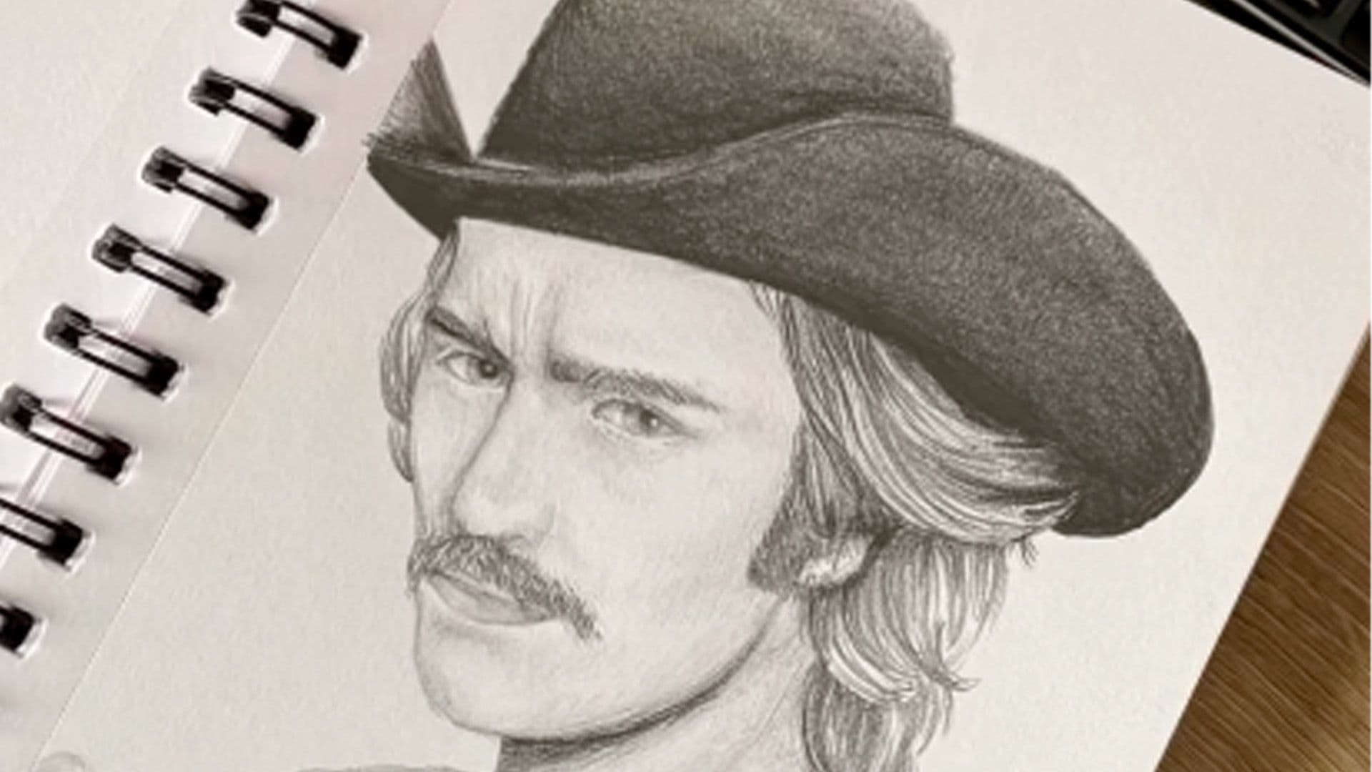 Aidan Shares Pencil Drawing Of Himself By Fan
