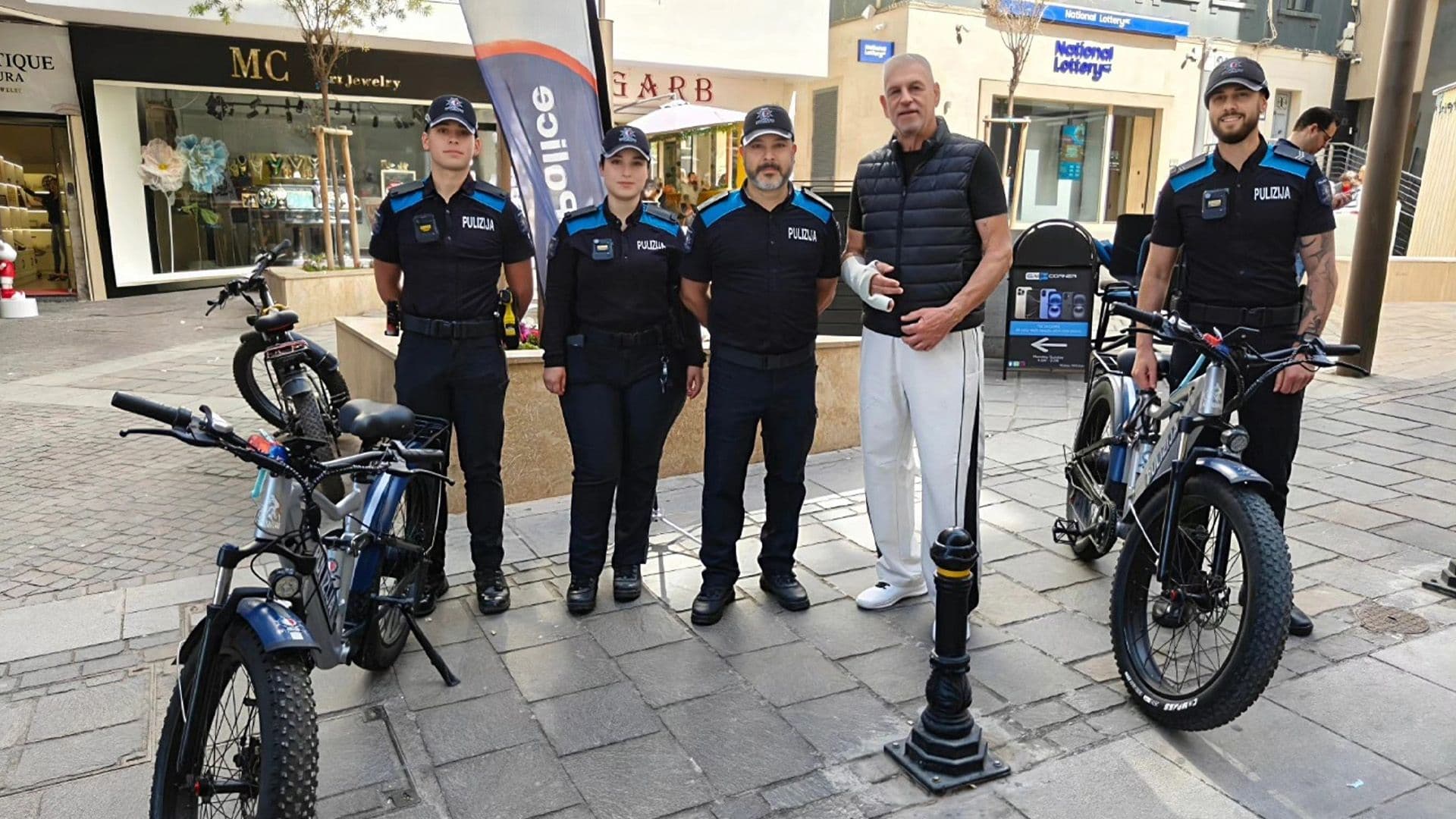 Sliema Local Council Presents E-Bikes To Community Police