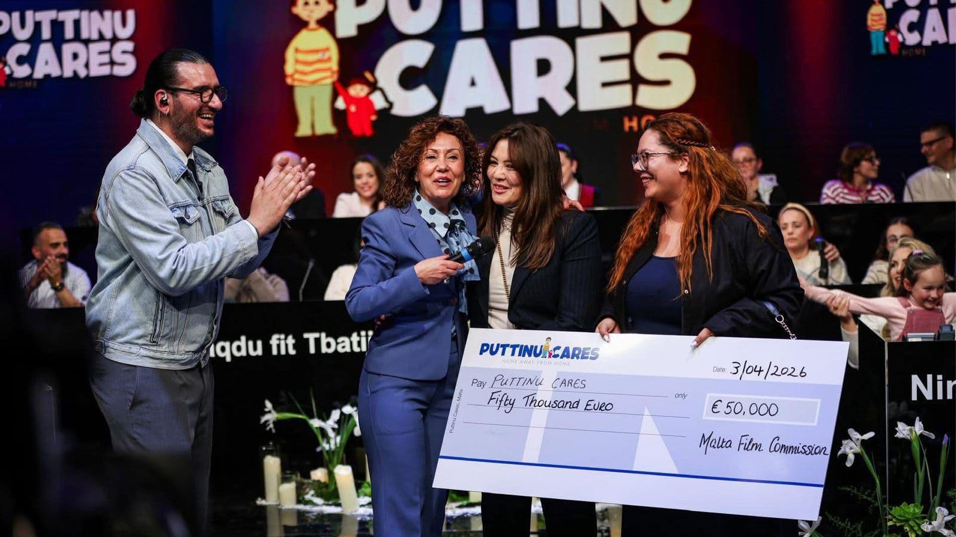 Malta Film Commission Donates €50,000 To Puttinu Cares