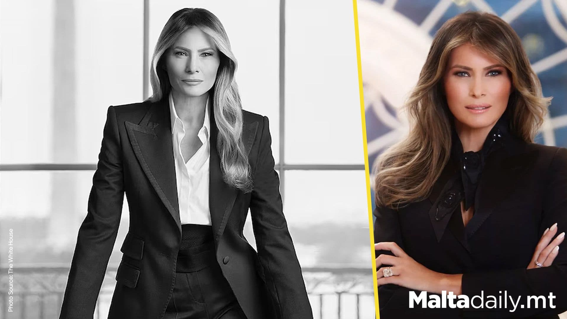 White House Releases First Lady Melania Trump’s Official Portrait