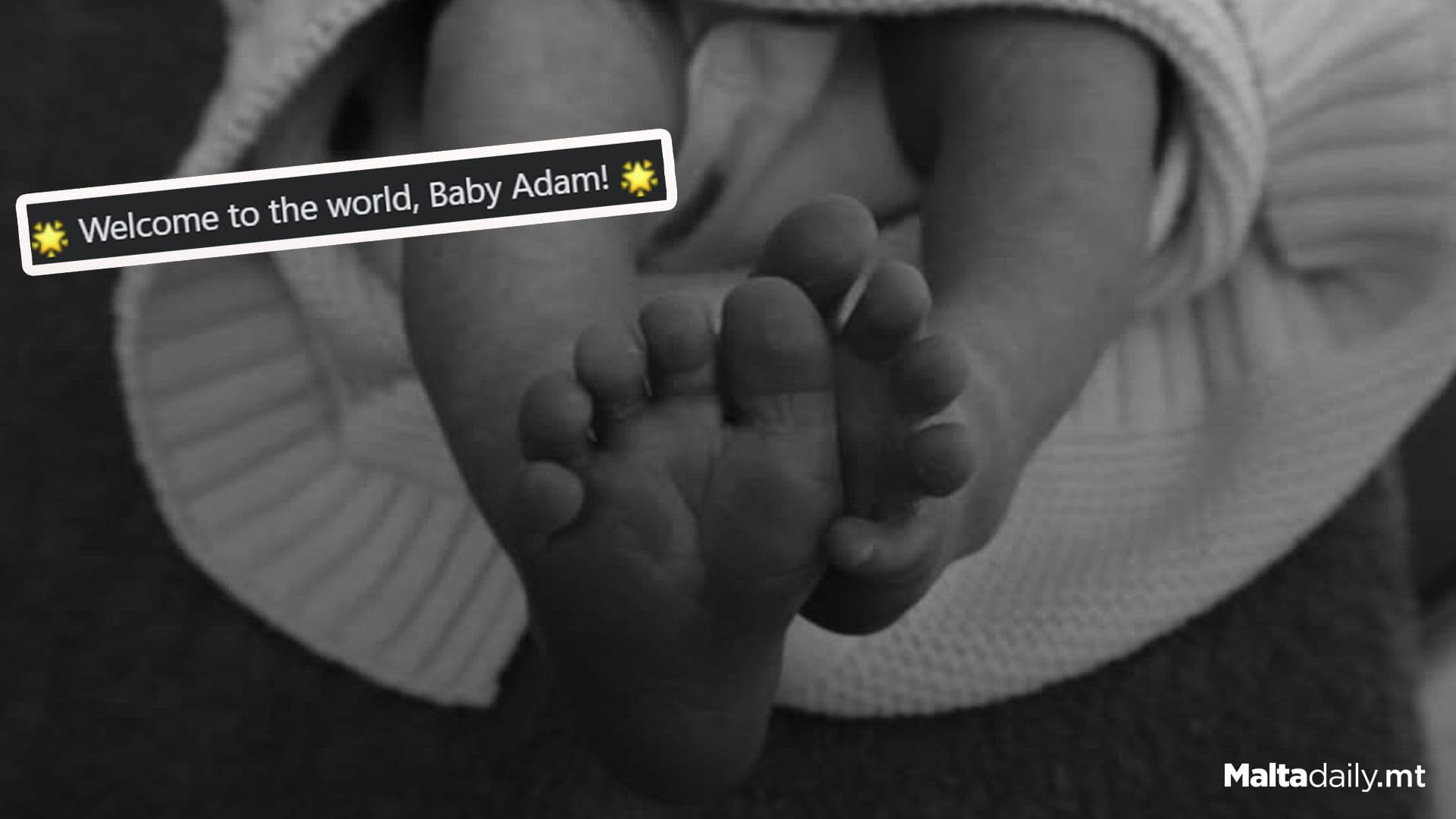 Andrew Vella Of The Travellers Welcomes Baby Adam!