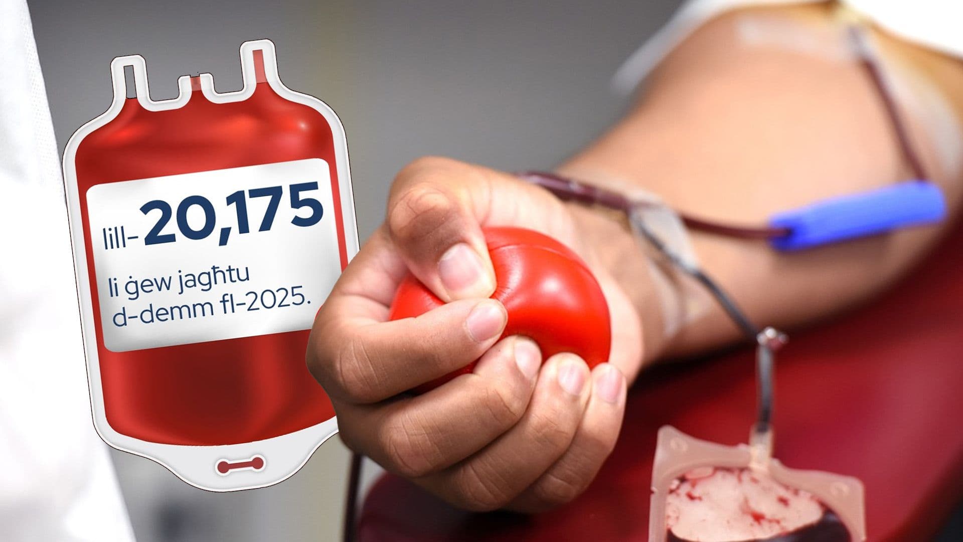 Over 20,000 Blood Donors Registered In Malta 2025
