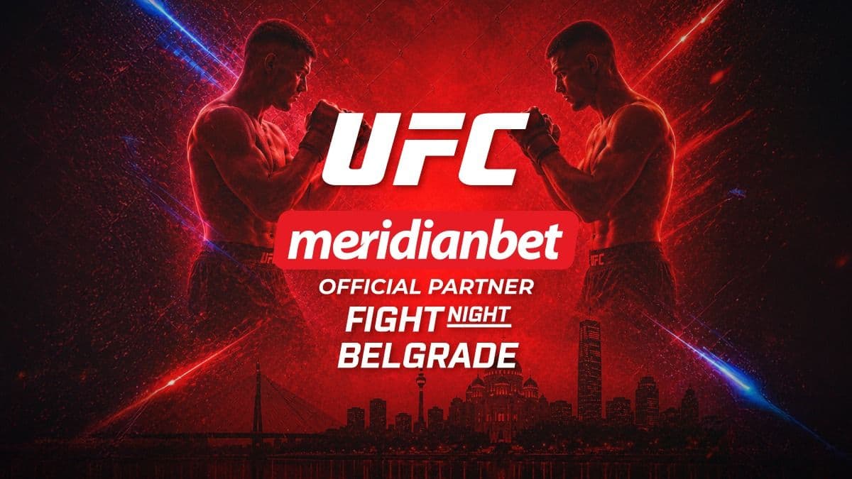 UFC Names Meridianbet Official Partner of Fight Night Belgrade