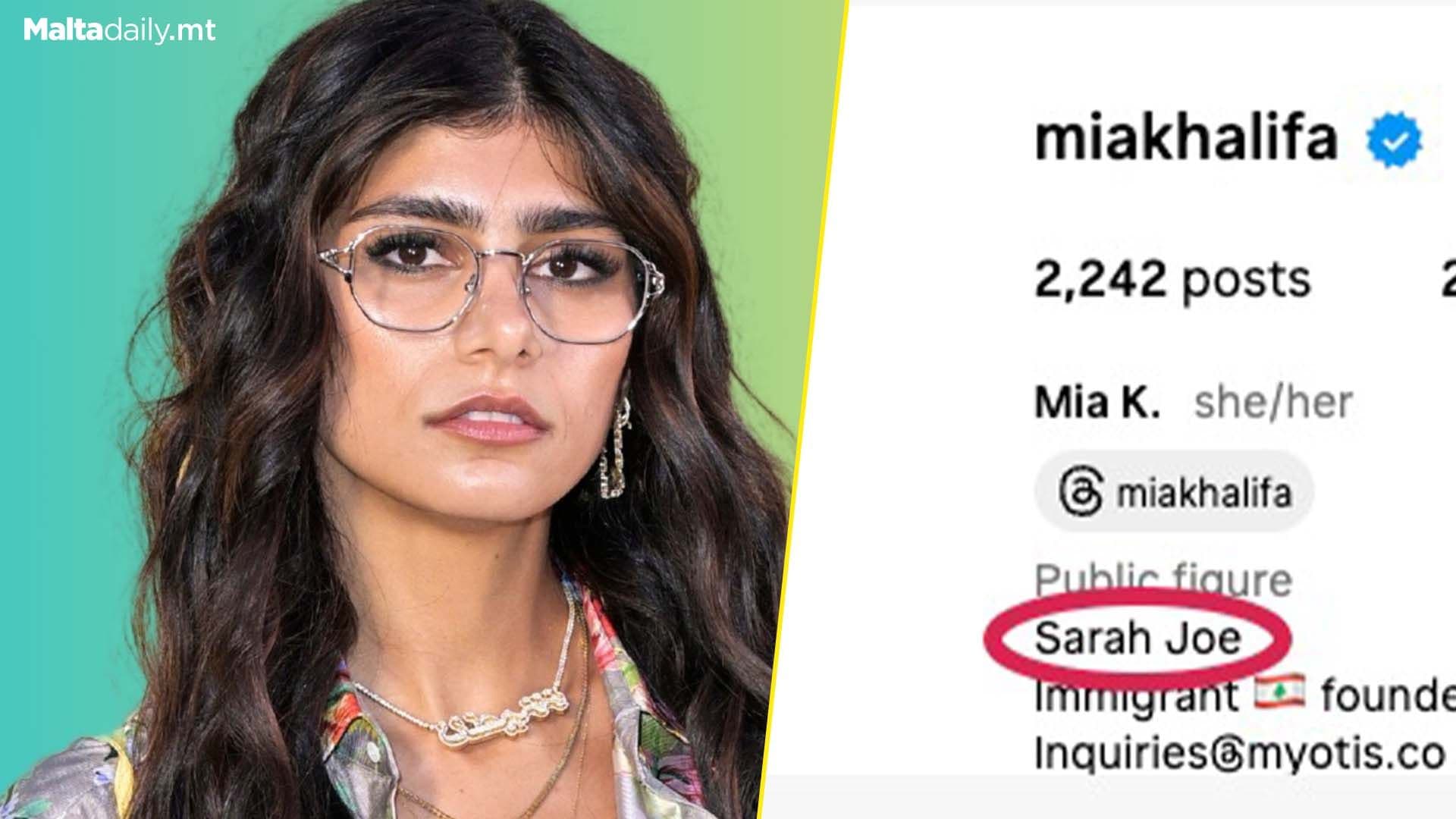 Mia Khalifa Stuns Fans And Reveals Real Name