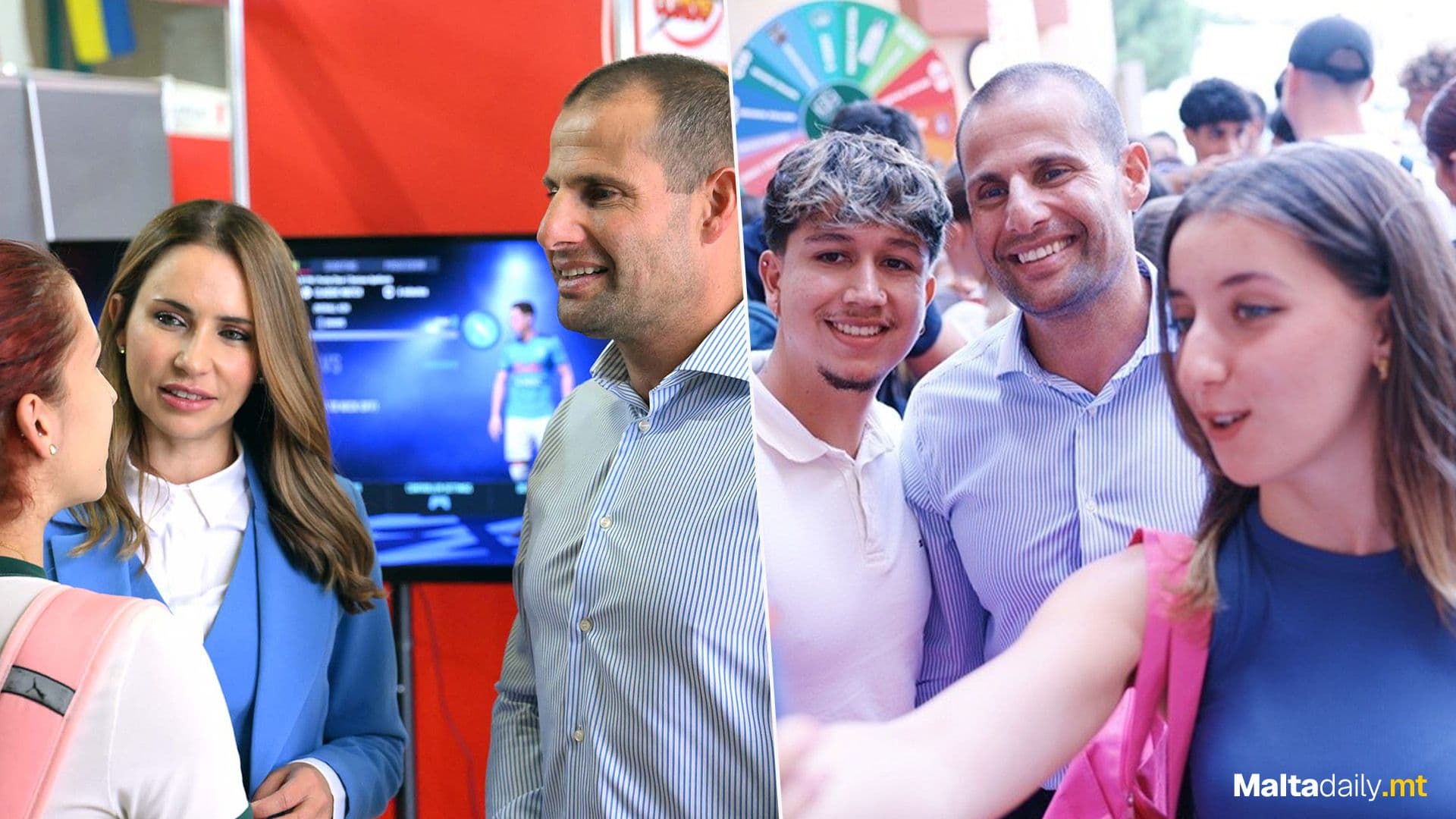 PM Visits Junior College & University Of Malta Students