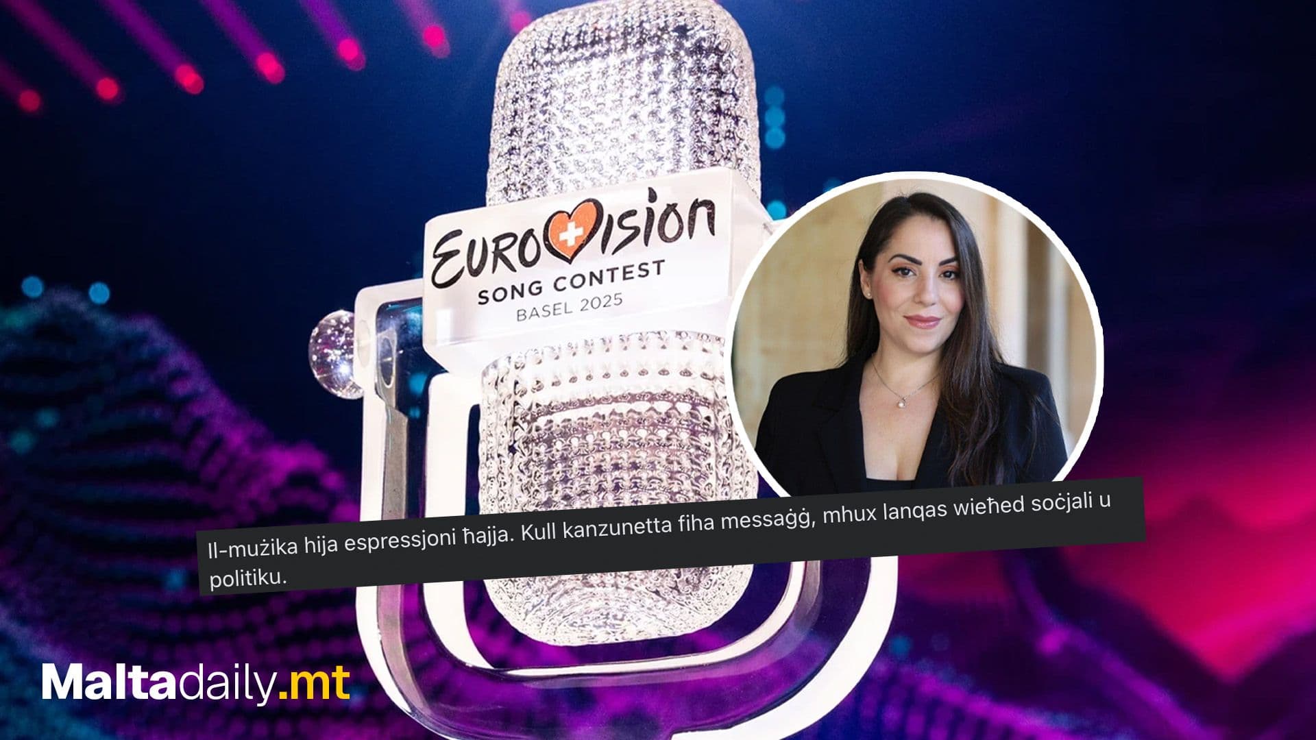 Malta Should Consider Leaving Eurovision if Israel Is Allowed to Take Part, Says Julie Zahra