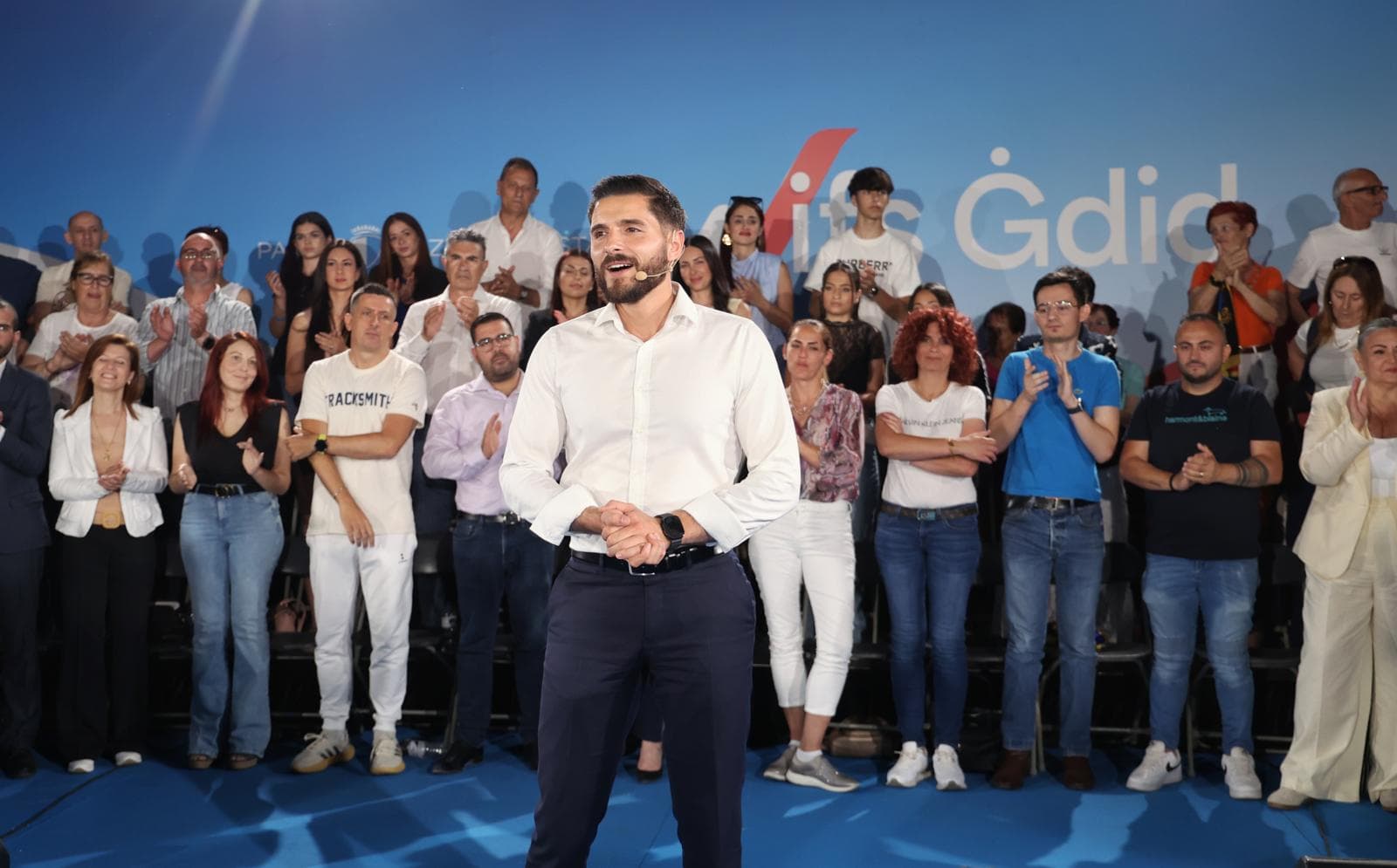 PN Leader Alex Borg Presents “Nifs Ġdid” Vision at Naxxar Rally Ahead of Election