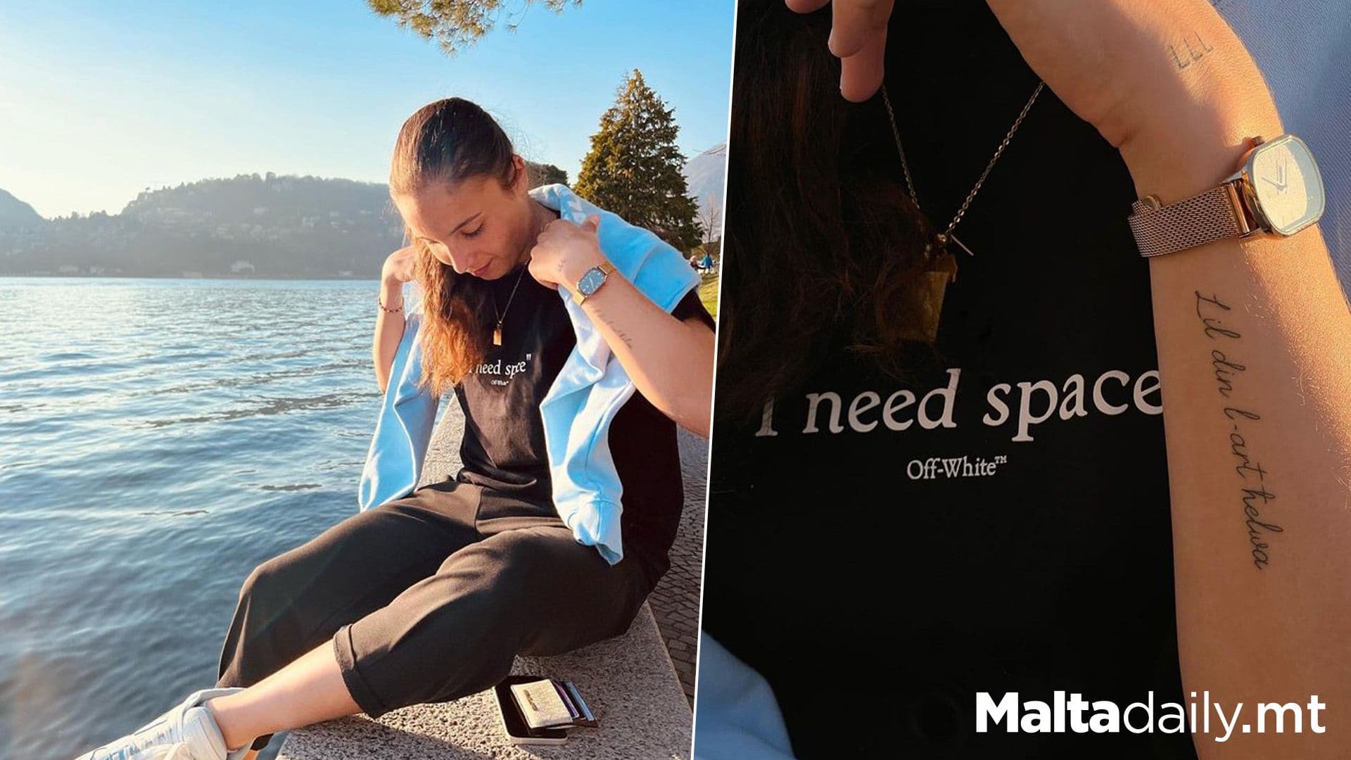 Haley Buġeja Gets ‘Lil Din L-Art Ħelwa’ Tattoo