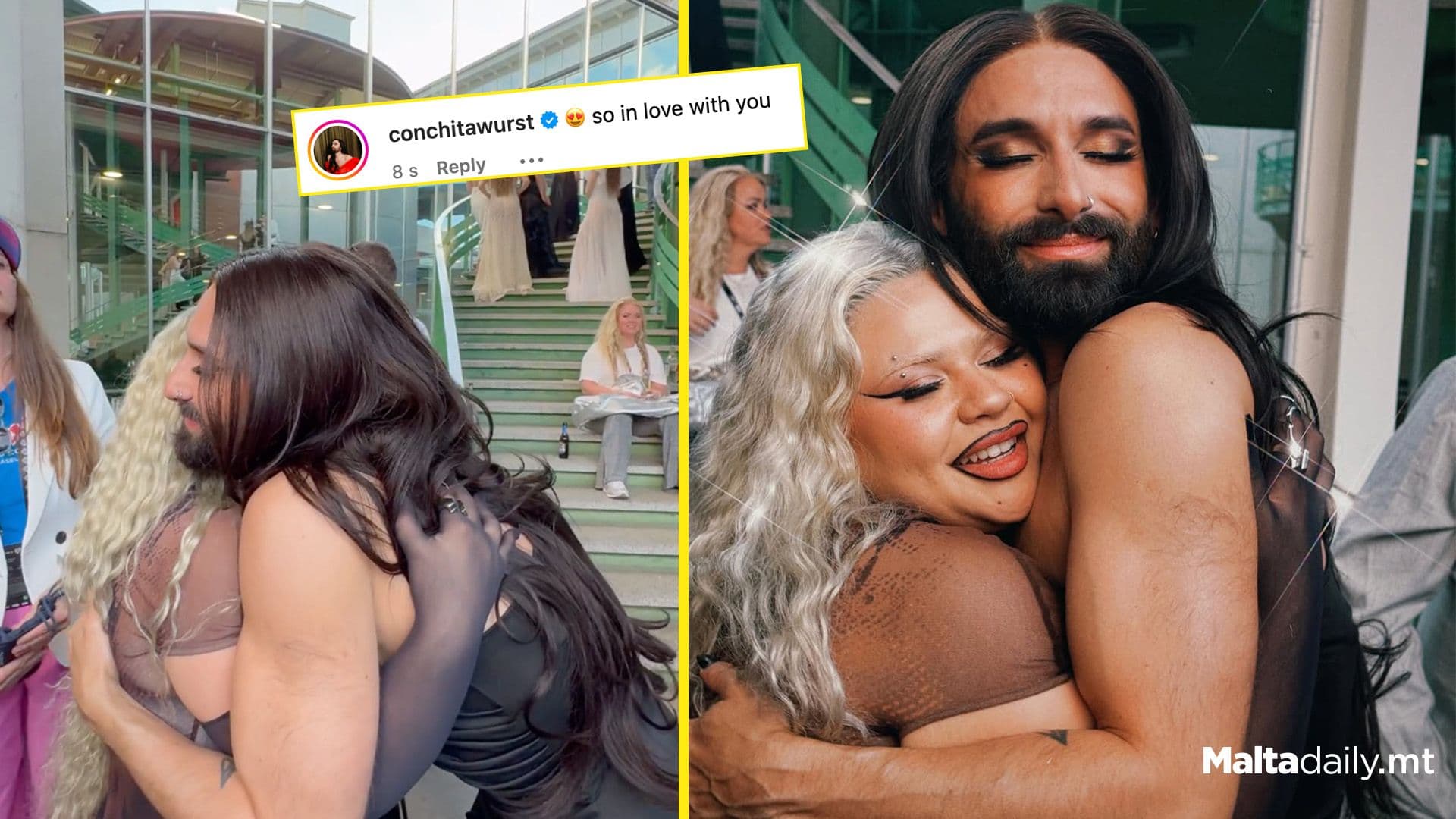 Miriana Conte Meets Conchita Wurst