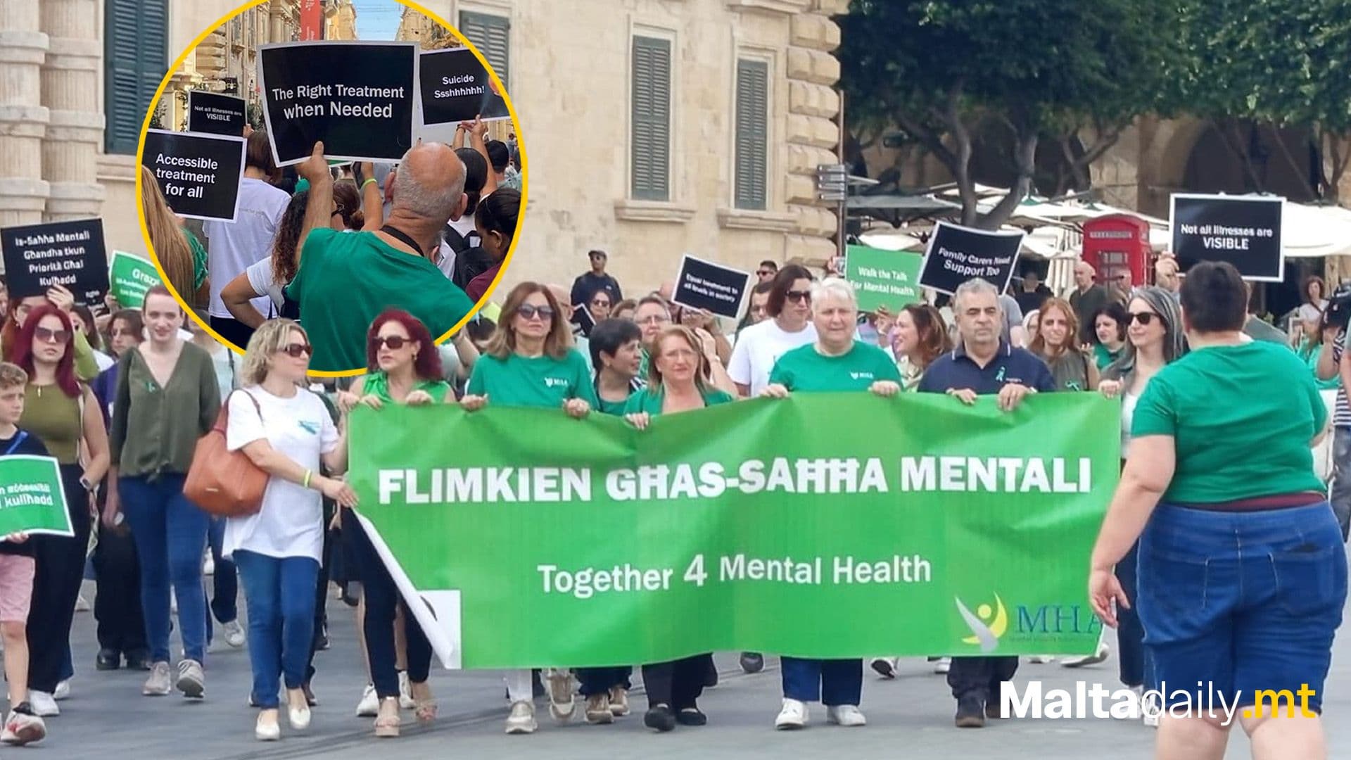 Mental Health Association Malta Hosts Inspiring Awareness Walk In Valletta