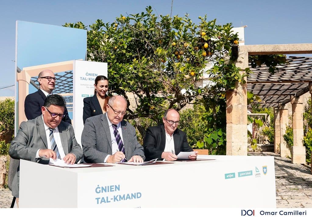 Ġnien Tal-Kmand In Qrendi Handed Over To Qrendi Local Council