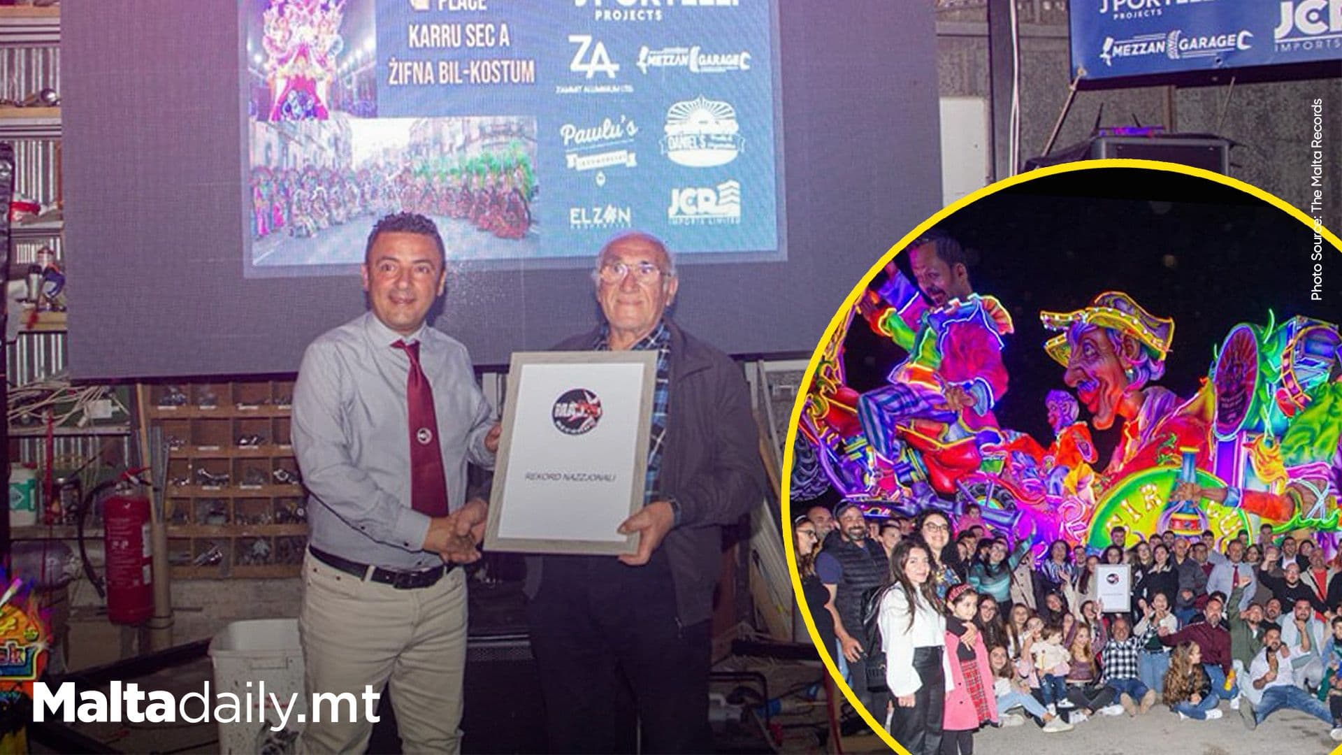 Labonski Carnival Company Sets New National Record In Malta