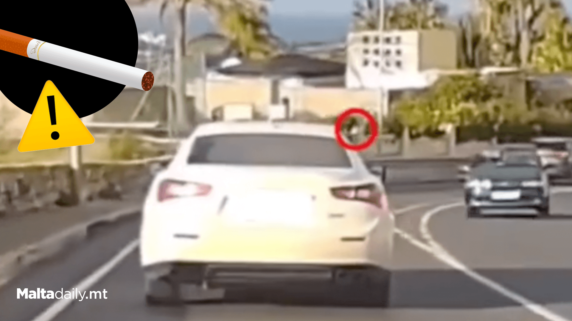 REMINDER: Cigarette Butt Littering Will Result in a €150 Fine