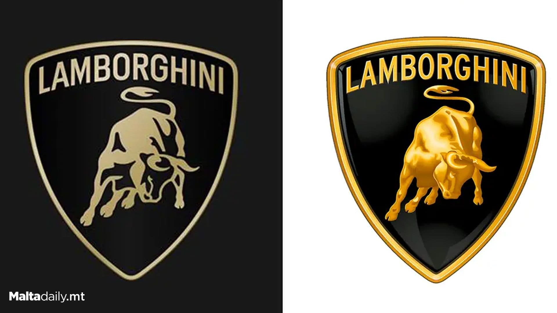 Lamborghini Unveils New Simpler Logo Similar To The Old One