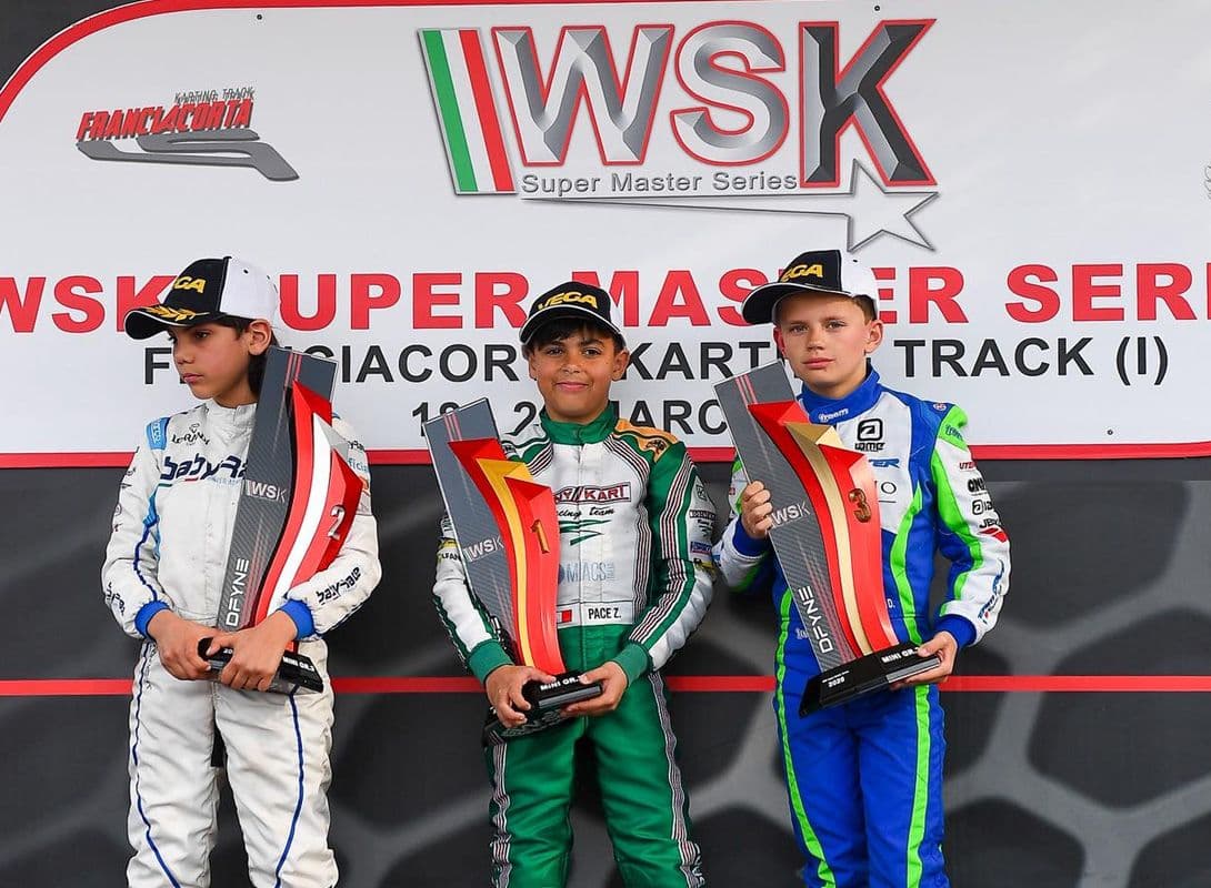 Zane Pace Makes History as Maltese Driver Wins WSK Master Series Mini GR3