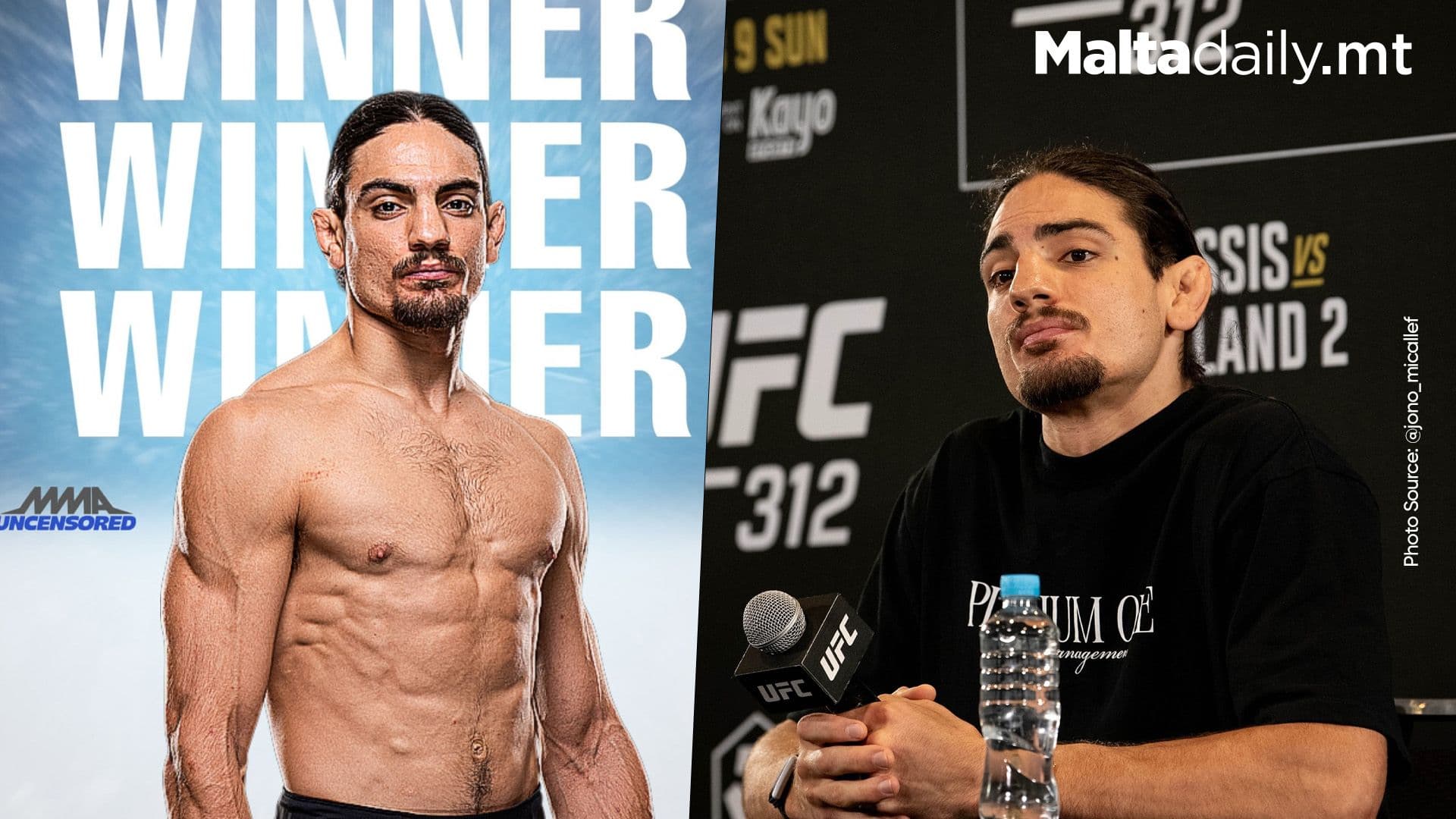 Jonathan Micallef Becomes 1st Maltese Australian to Debut in UFC