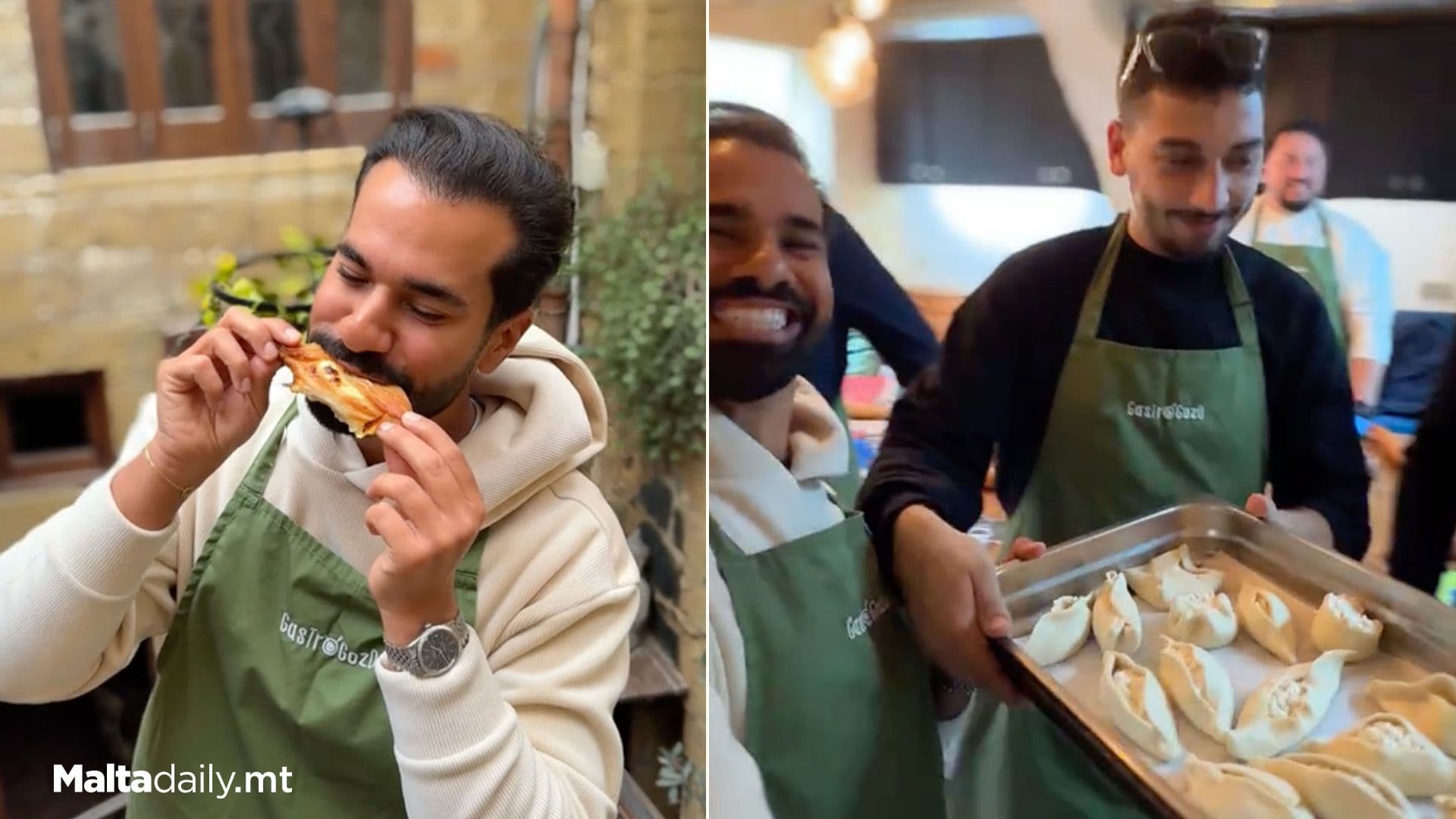Dubai Influencer Learns To Bake Pastizzi In Malta