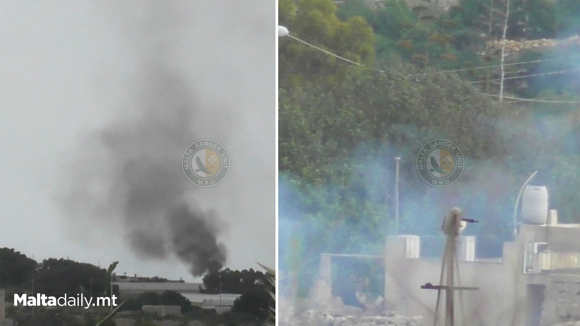 Illegal Waste Burning Caught Near Rabat