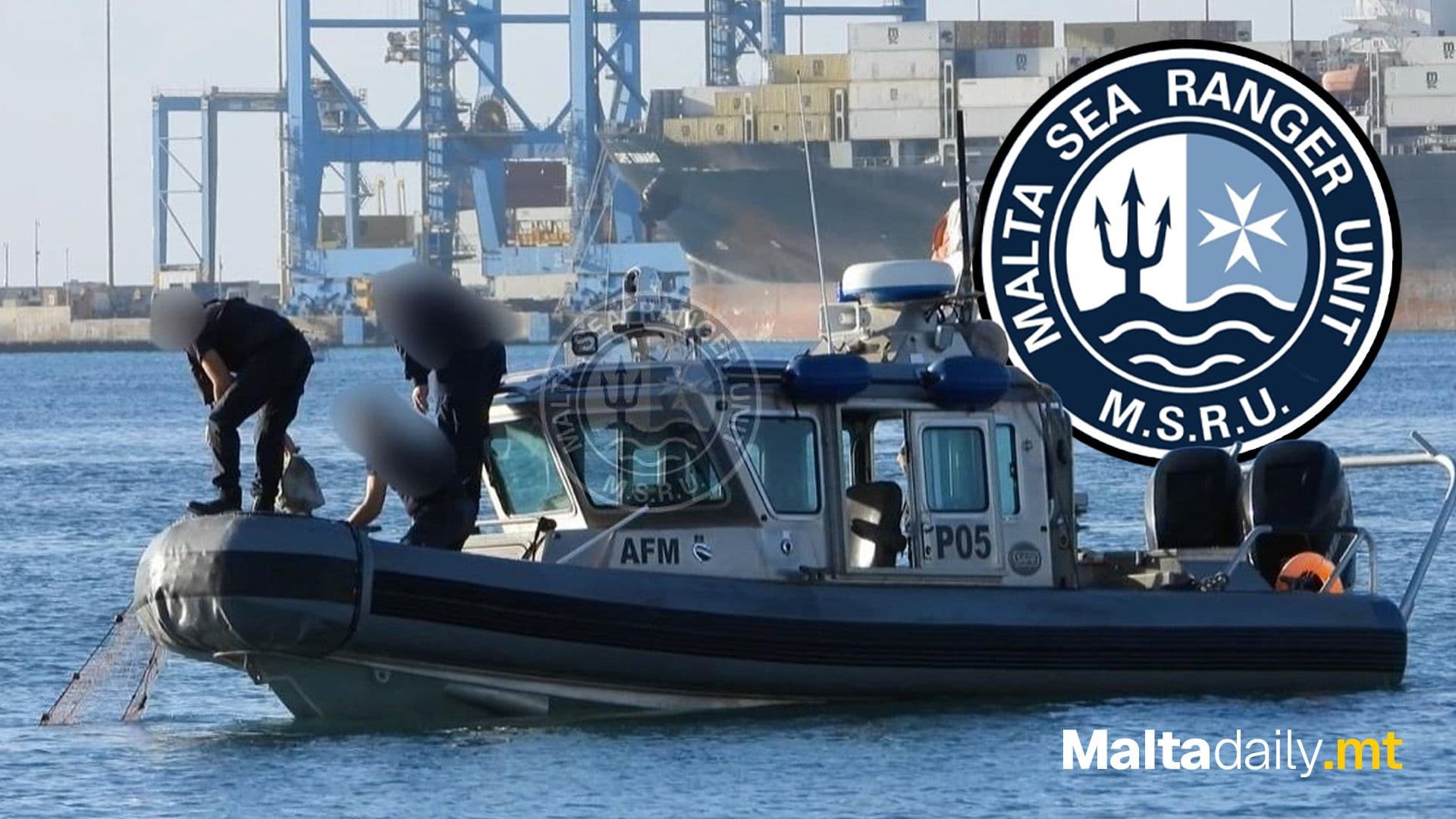 Malta Sea Rangers Confiscate Hundreds Of Metres Of Illegal Net In Marsaxlokk Harbour