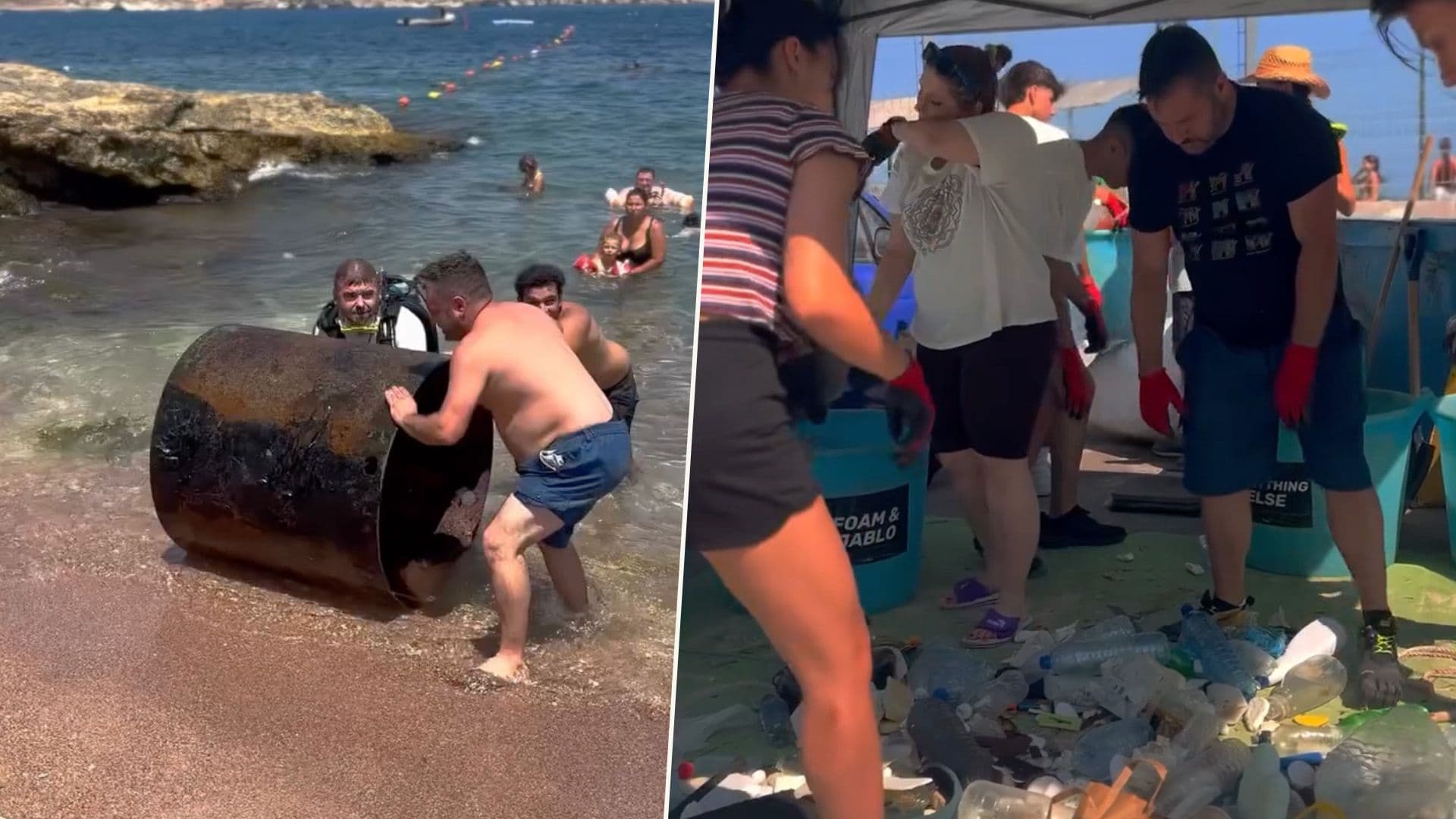 Żibel Collect Over 430kgs Of Trash In Buġibba Clean Up