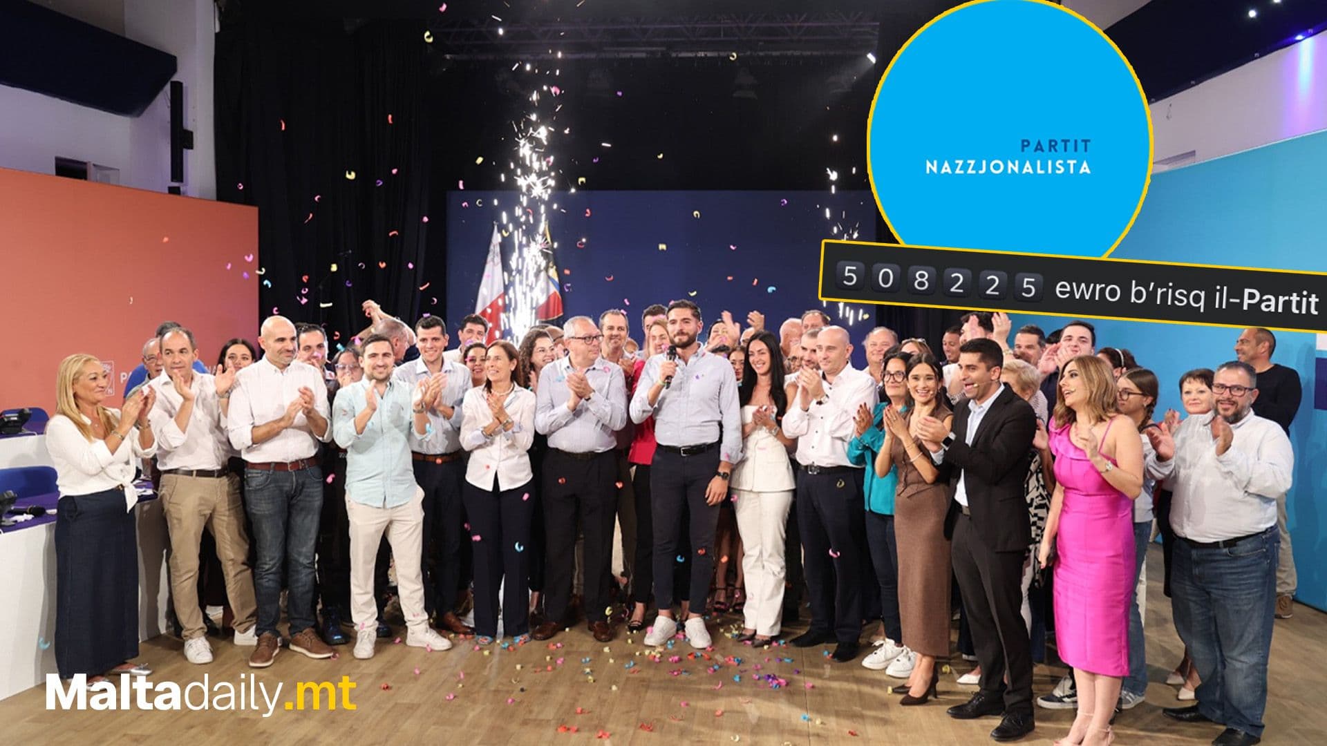 €508,225 Raised For The Nationalist Party In Alex Borg’s First Marathon As Leader