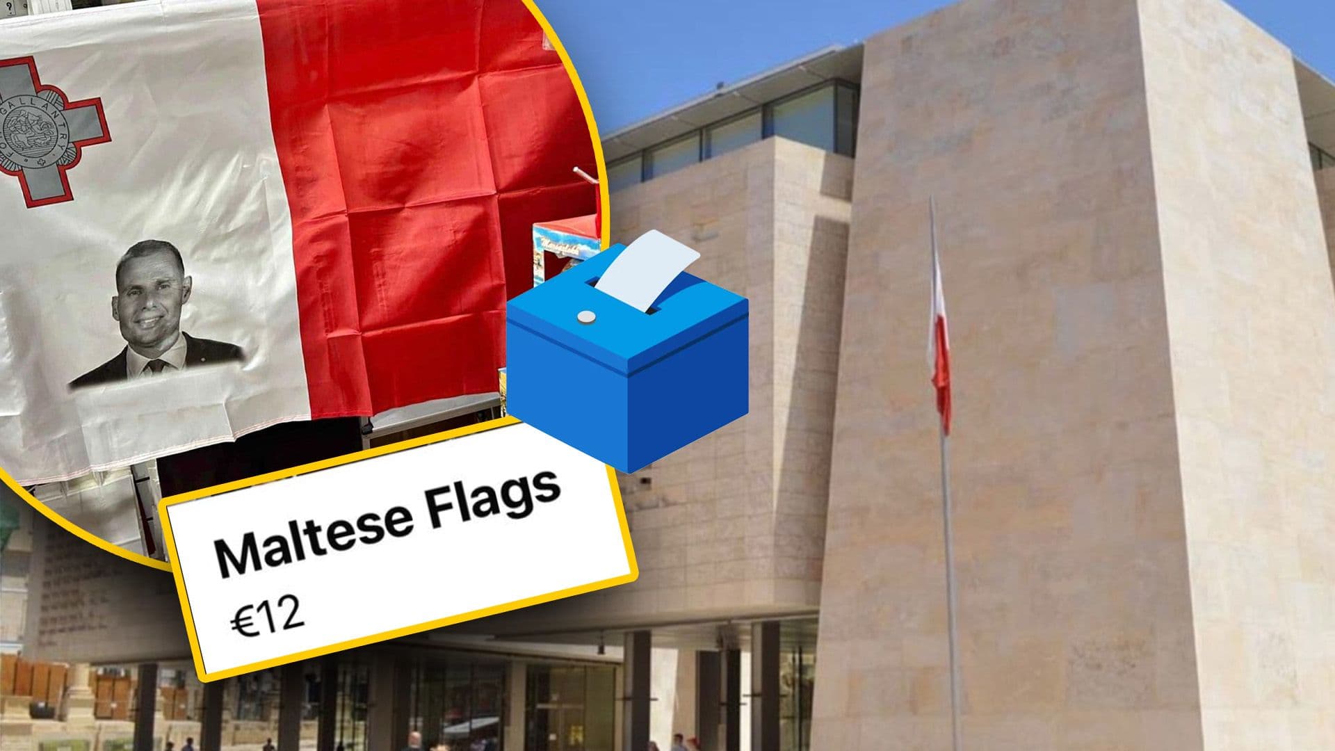 Political Flags Goes On Sale As Election Climate Escalates