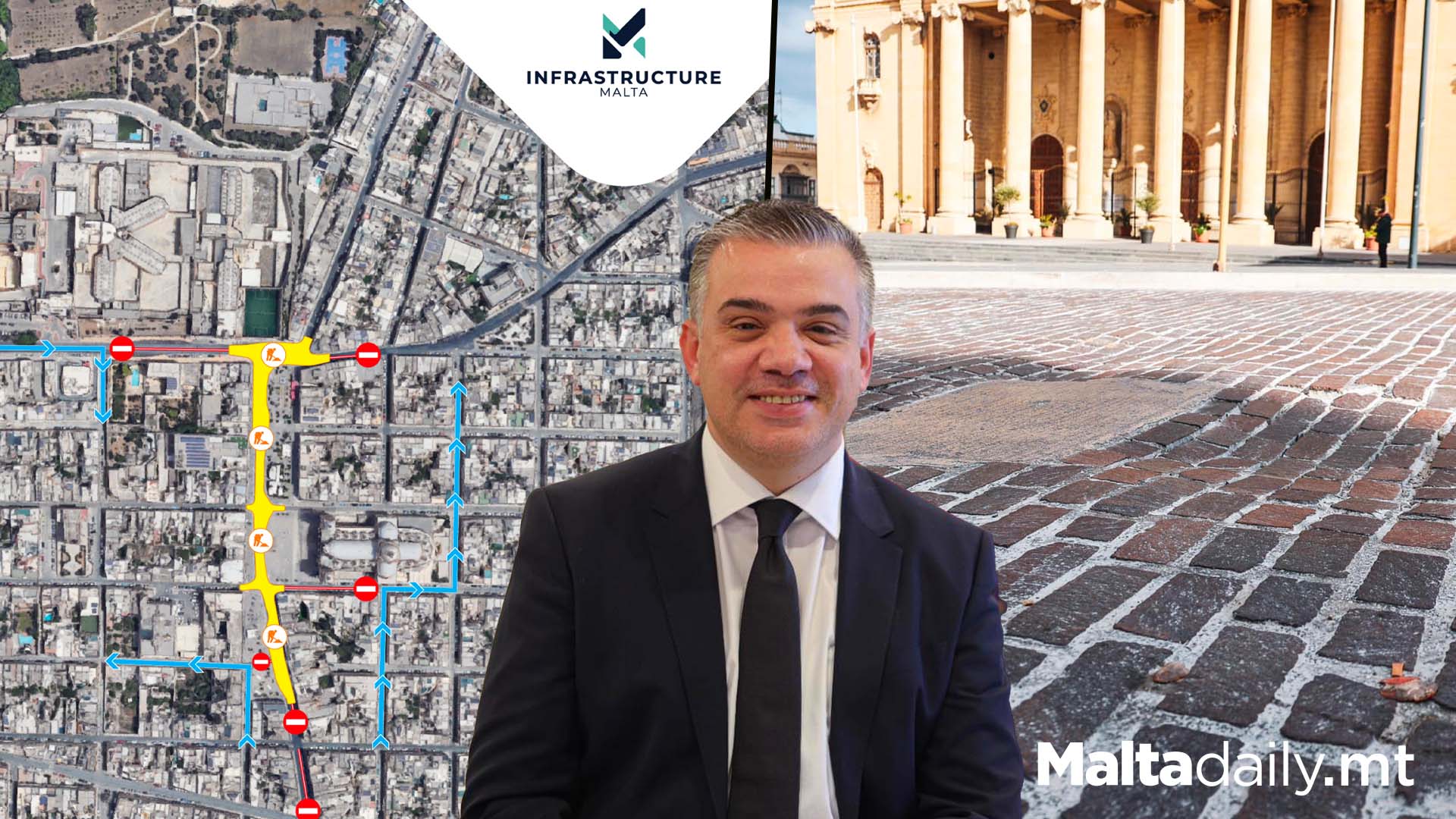 Road Works On Triq Ħal Luqa To Piazza Antoine De Paule In Paola