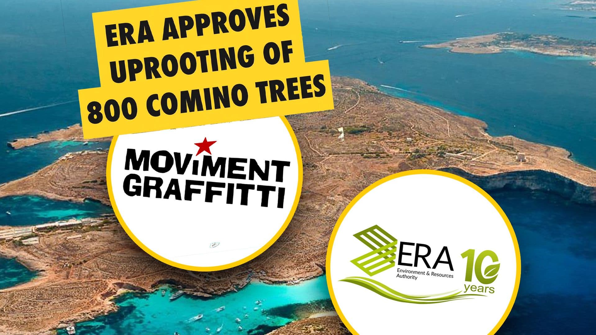 ERA Responds To Public Outrage Following Decision To Uproot 800 Trees From Comino Nature Reserve