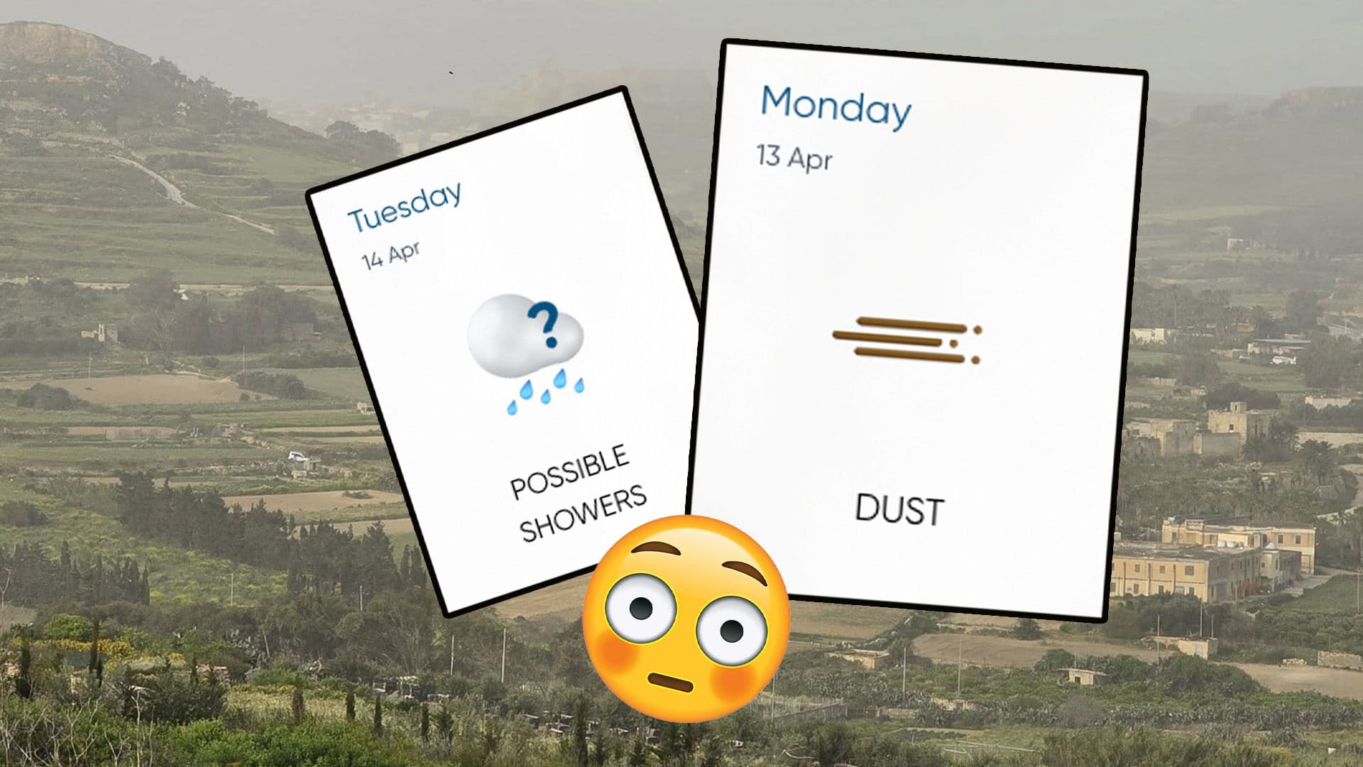 Dusty Start To The Week As Rainy Weather Forecasted